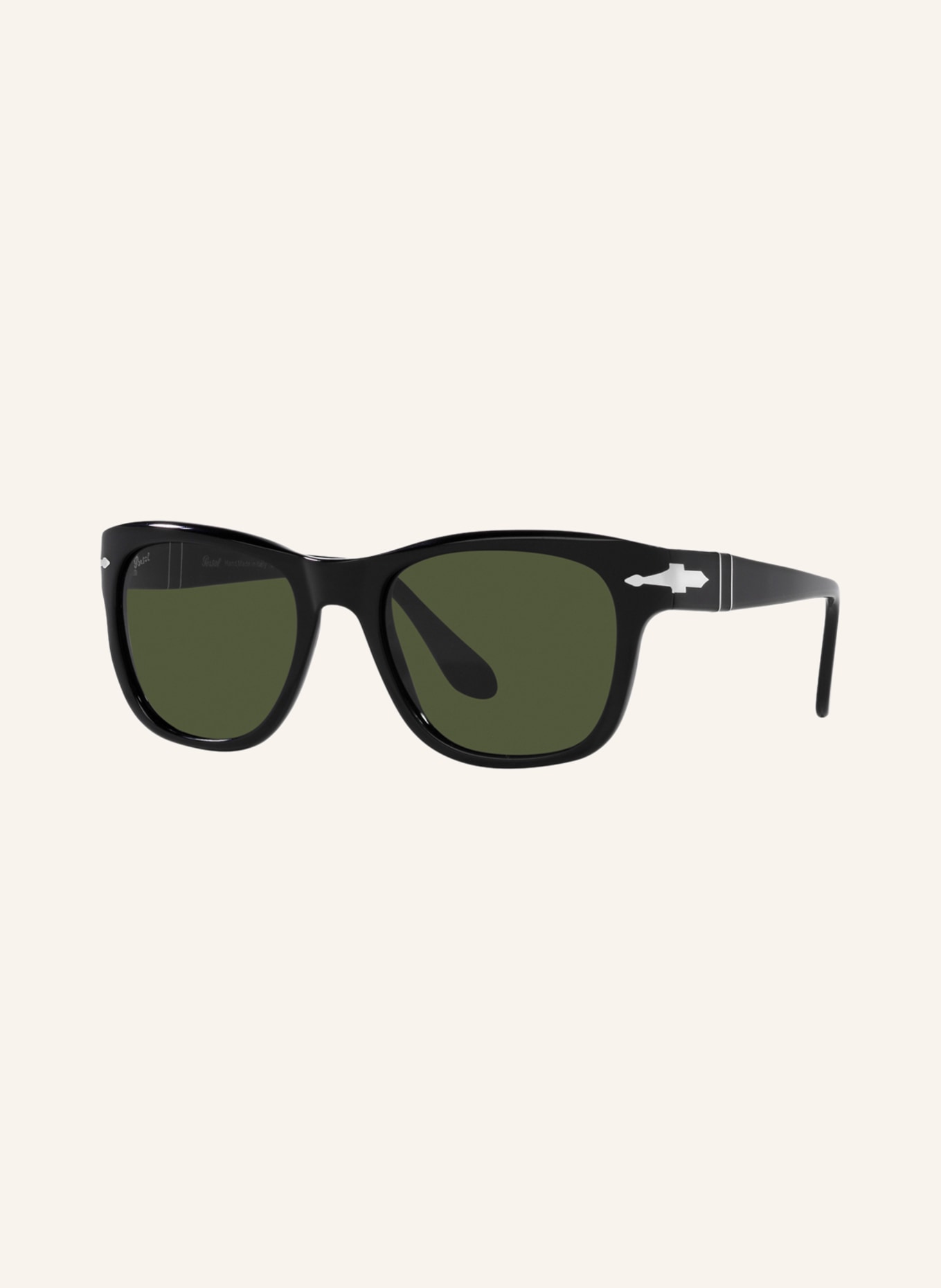 Persol Sunglasses PO3313S, Color: 95/31 - BLACK/GREEN (Image 1)