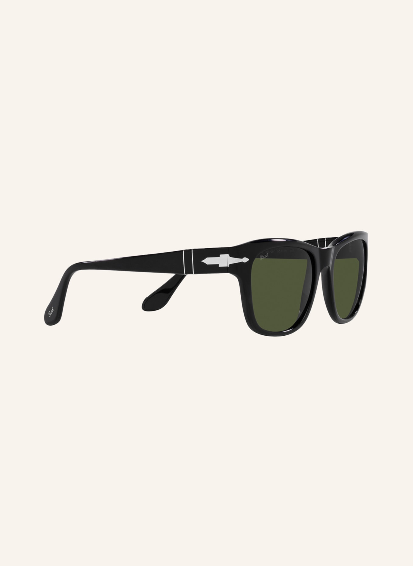 Persol Sunglasses PO3313S, Color: 95/31 - BLACK/GREEN (Image 3)
