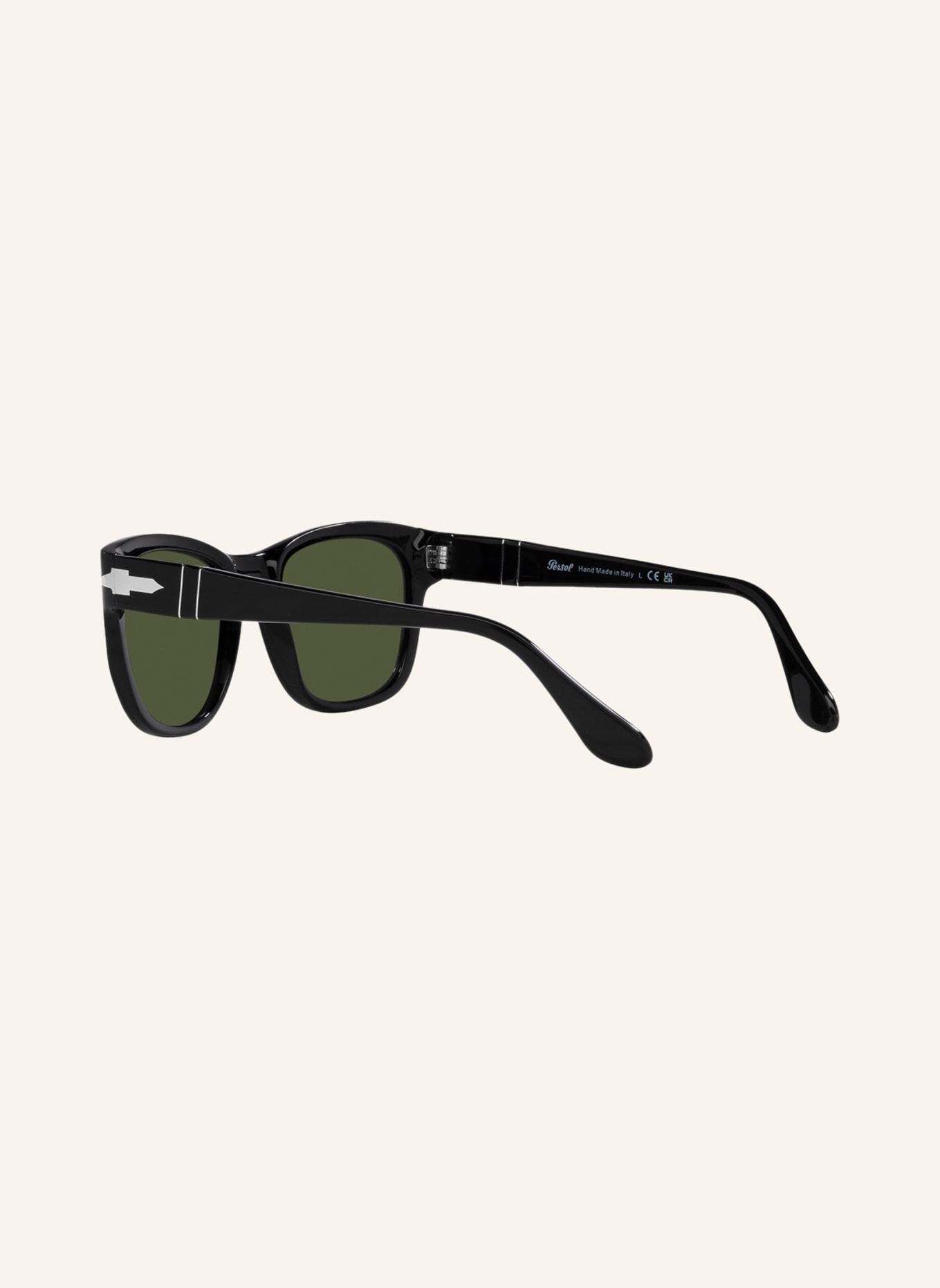 Persol Sunglasses PO3313S, Color: 95/31 - BLACK/GREEN (Image 4)