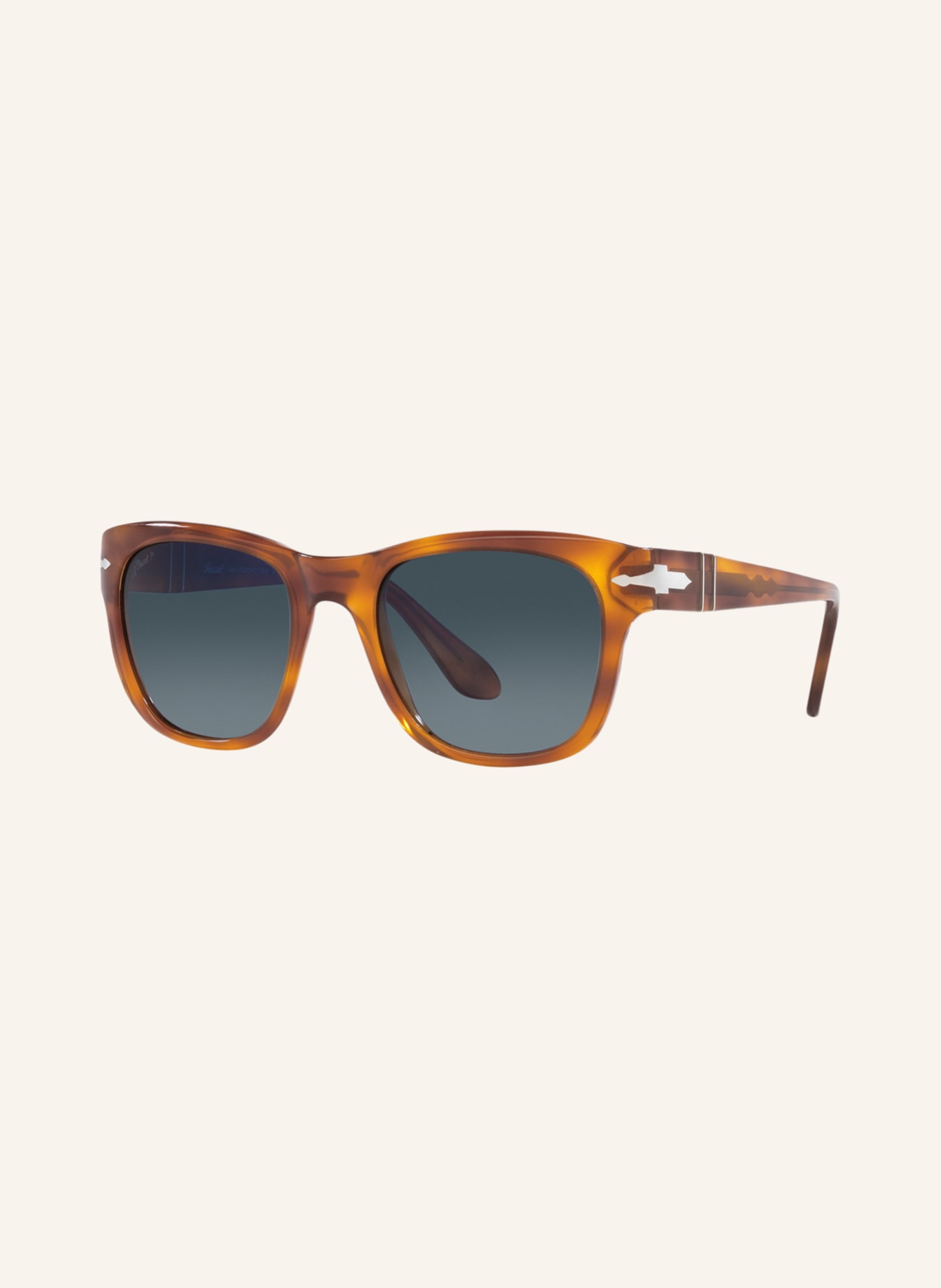 Persol Sunglasses PO3313S, Color: 96/S3 - HAVANA/ BLUE POLARIZED (Image 1)