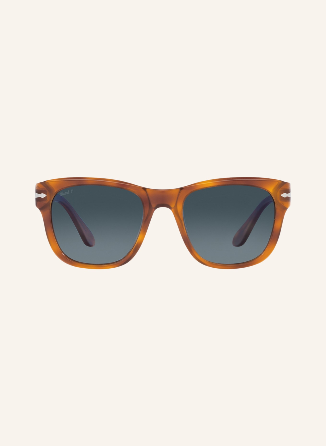 Persol Sunglasses PO3313S, Color: 96/S3 - HAVANA/ BLUE POLARIZED (Image 2)