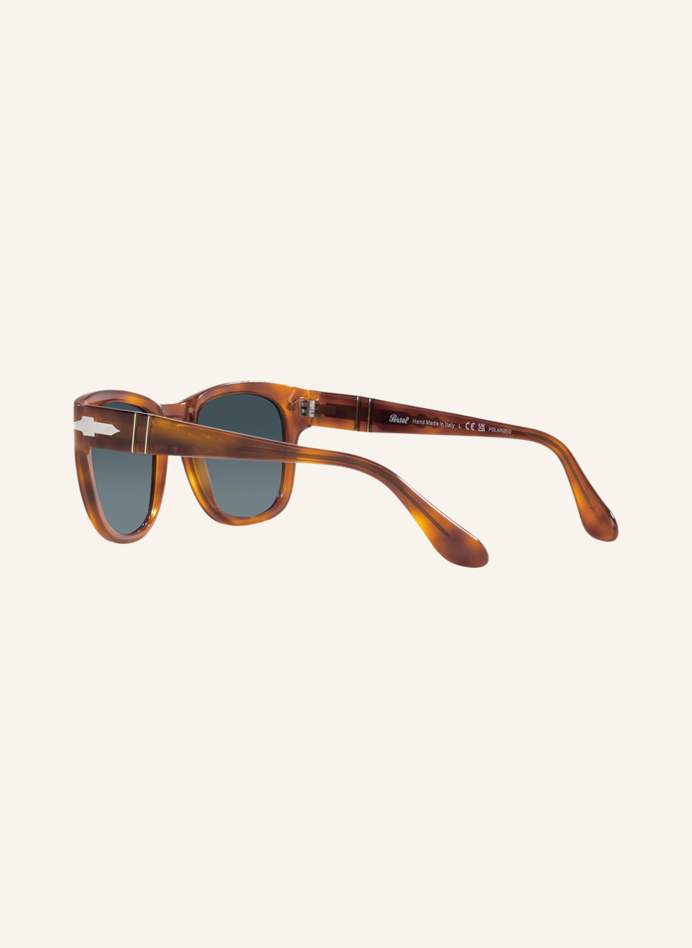 Persol Sunglasses PO3313S, Color: 96/S3 - HAVANA/ BLUE POLARIZED (Image 4)