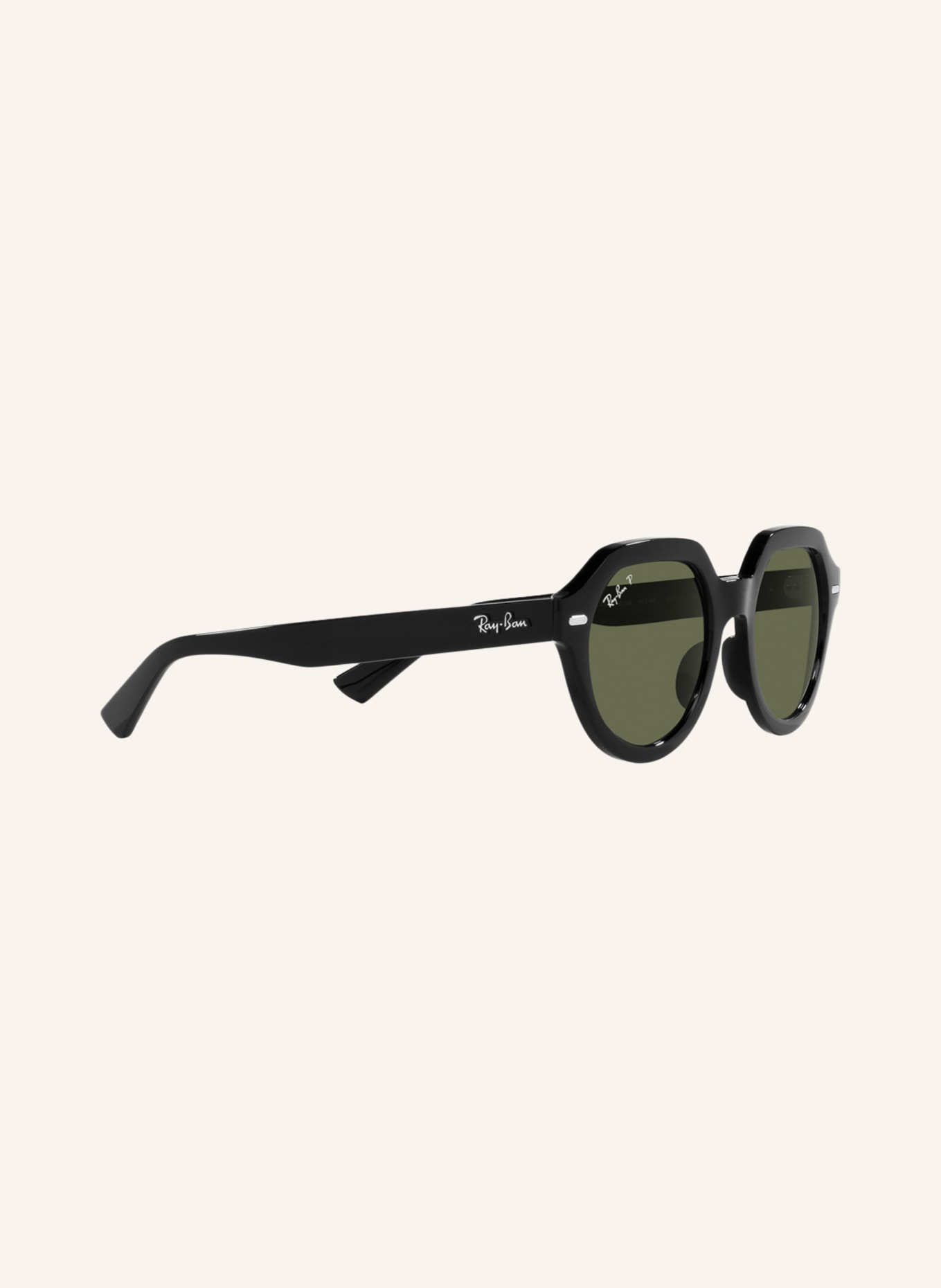 Ray-Ban Sunglasses RB4399, Color: 901/58 - BLACK/GREEN POLARIZED (Image 3)