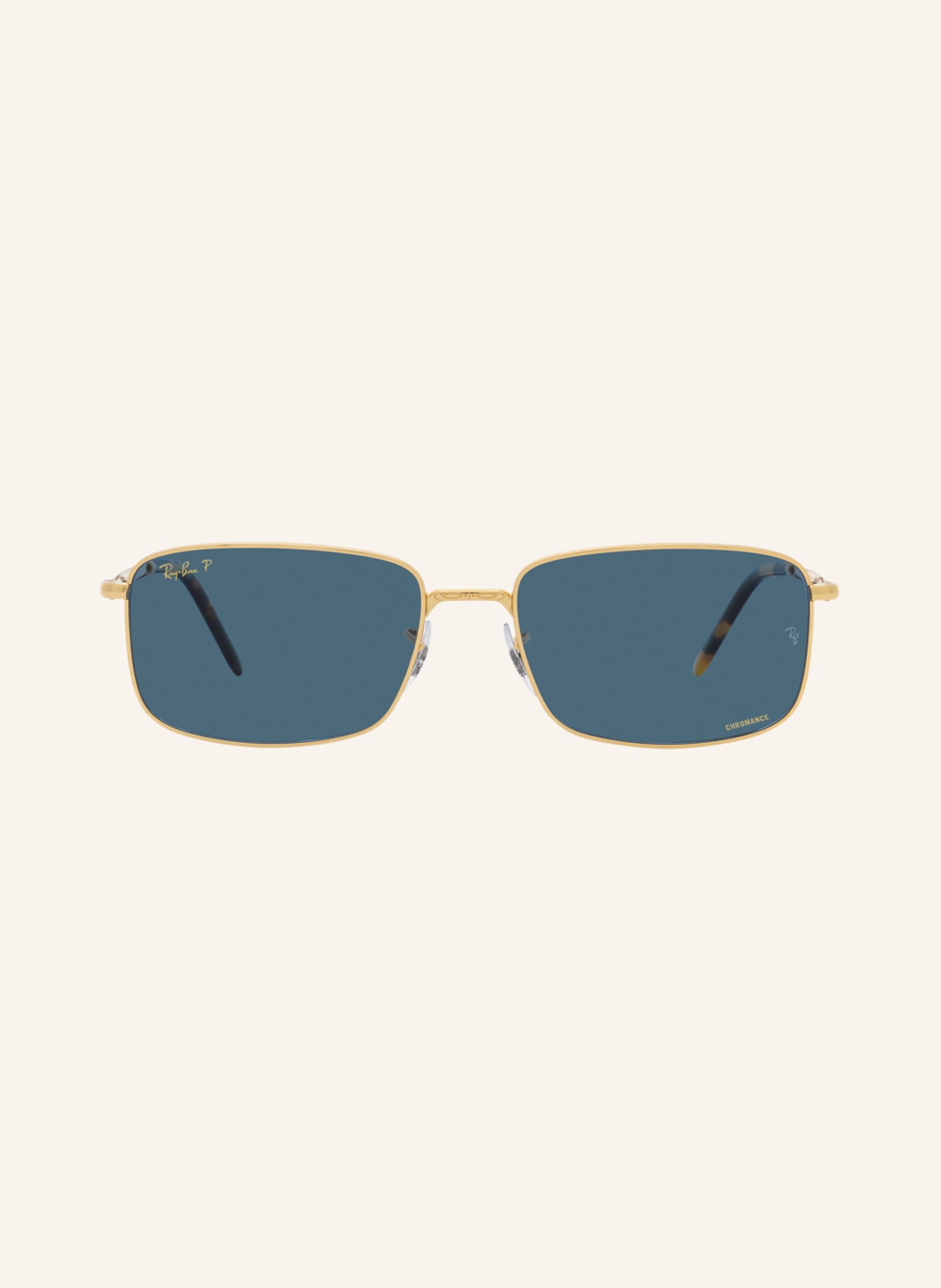 Ray-Ban Sunglasses RB3717, Color: 9196S2 - GOLD/ BLUE POLARIZED (Image 2)