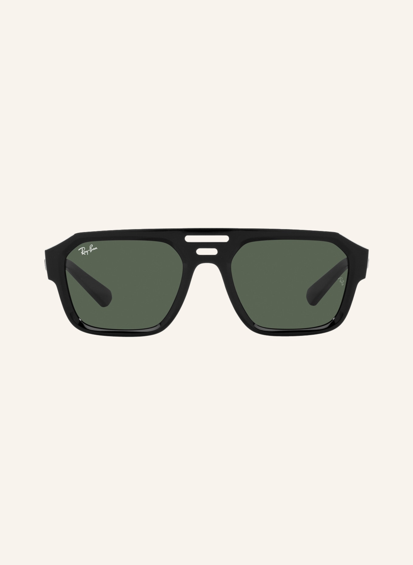 Ray-Ban Sunglasses RB4397, Color: 667771 - BLACK/ DARK GREEN (Image 2)