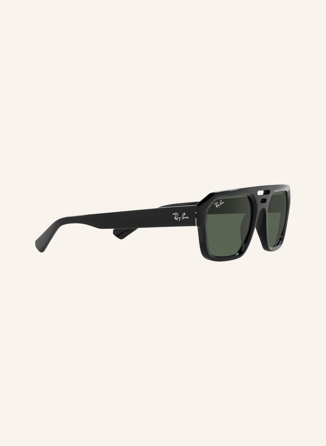Ray-Ban Sunglasses RB4397, Color: 667771 - BLACK/ DARK GREEN (Image 3)