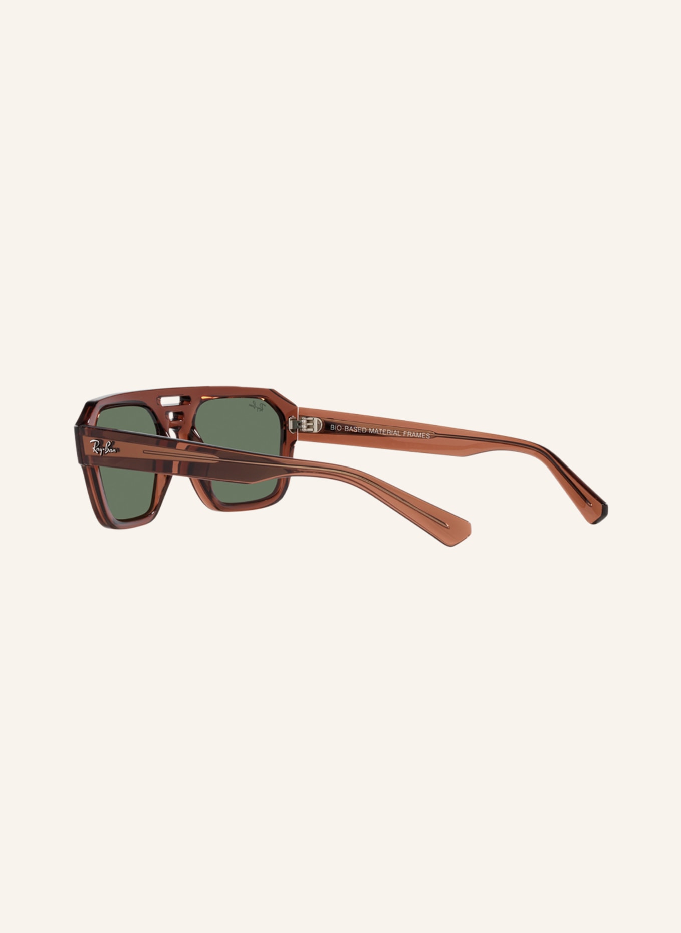 Ray-Ban Sonnenbrille RB4397: 667882 - BRAUN / GRÜN
