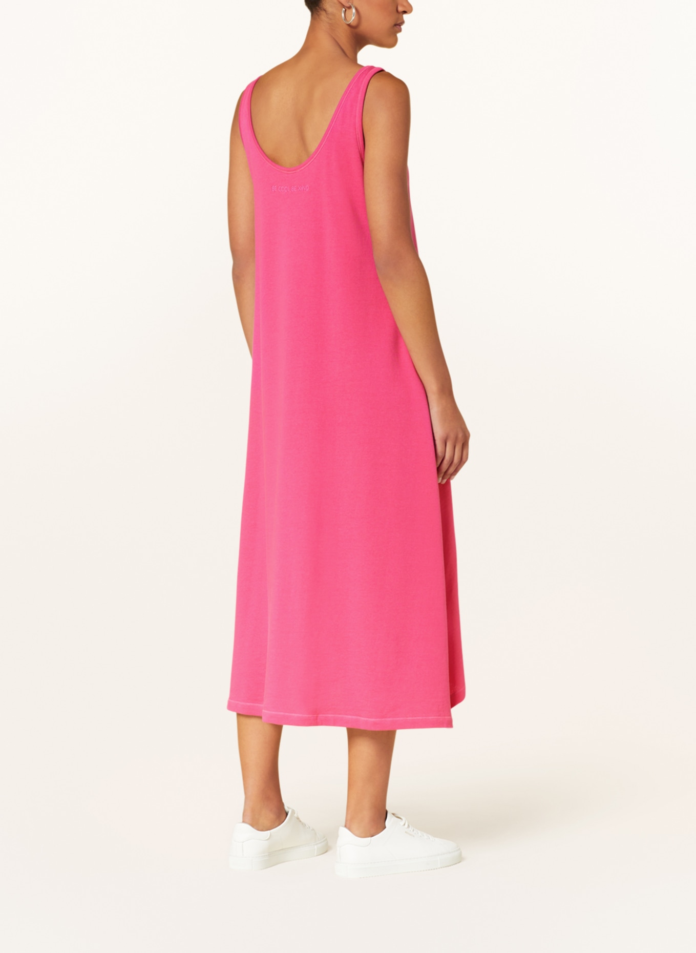 darling harbour Jersey dress, Color: PINK (Image 3)
