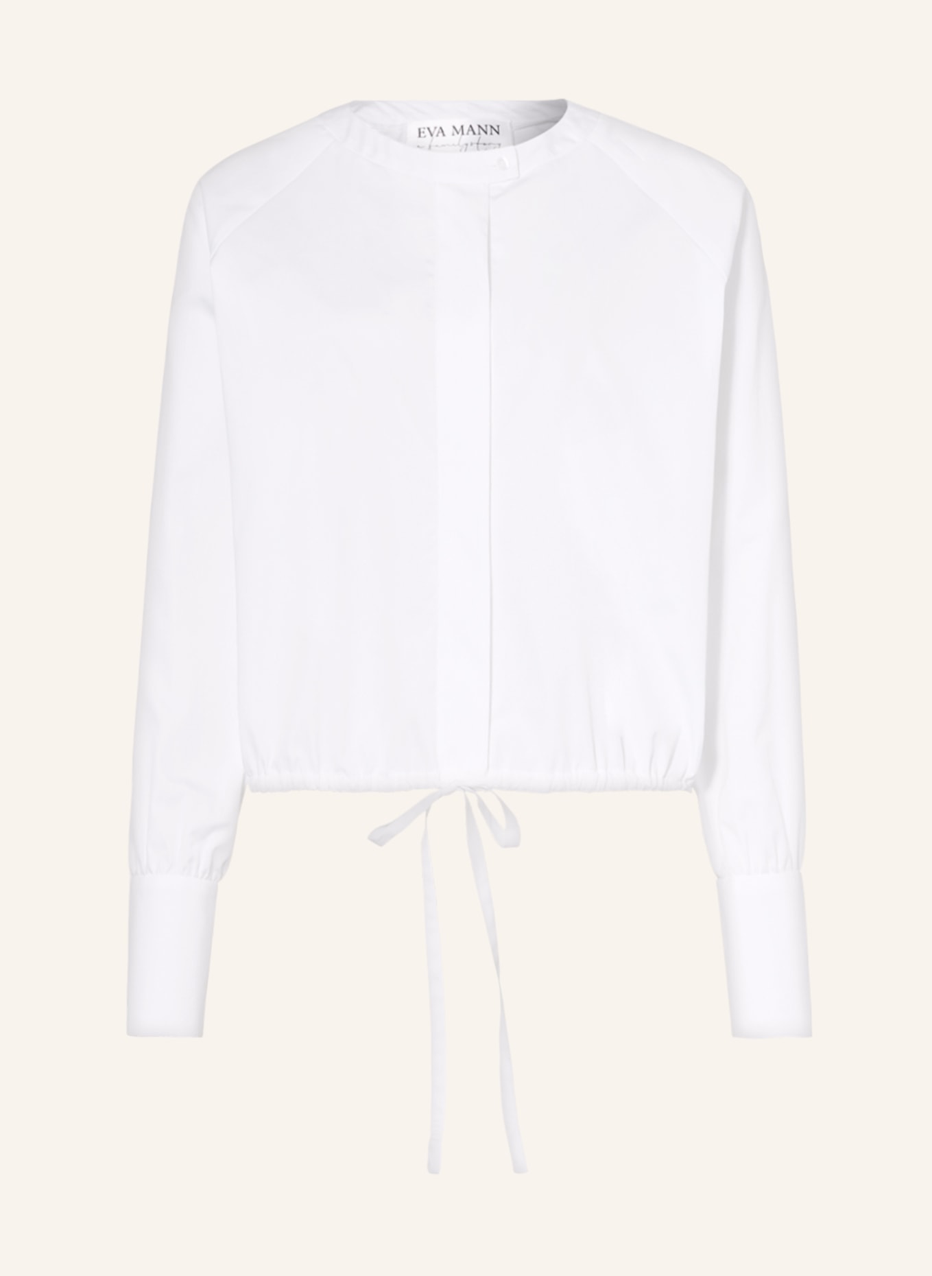 EVA MANN Cropped blouse CLAIRE WINSTON, Color: WHITE (Image 1)
