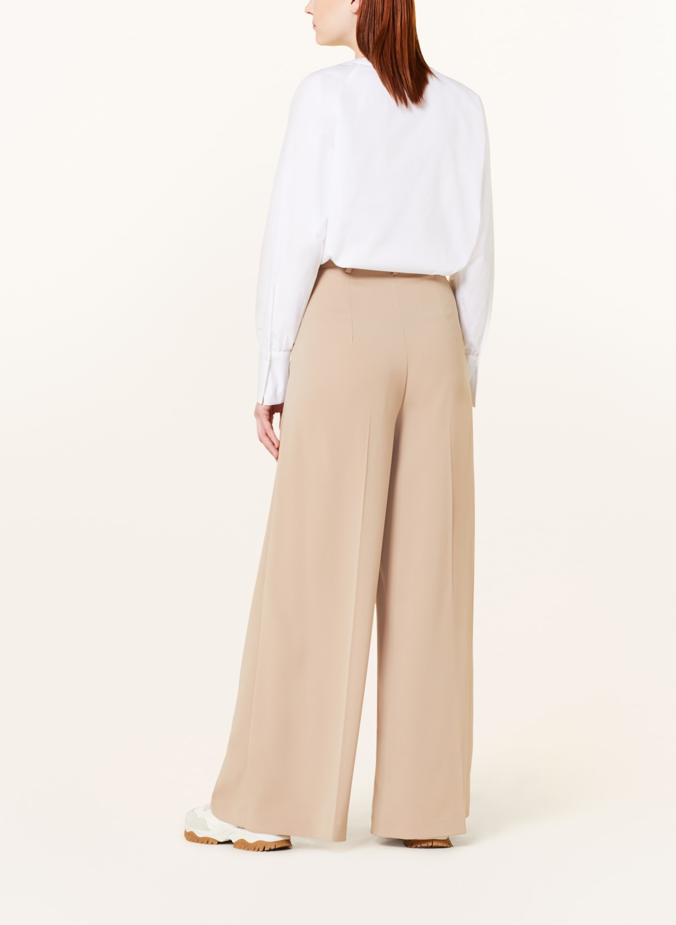 EVA MANN Cropped blouse CLAIRE WINSTON, Color: WHITE (Image 3)