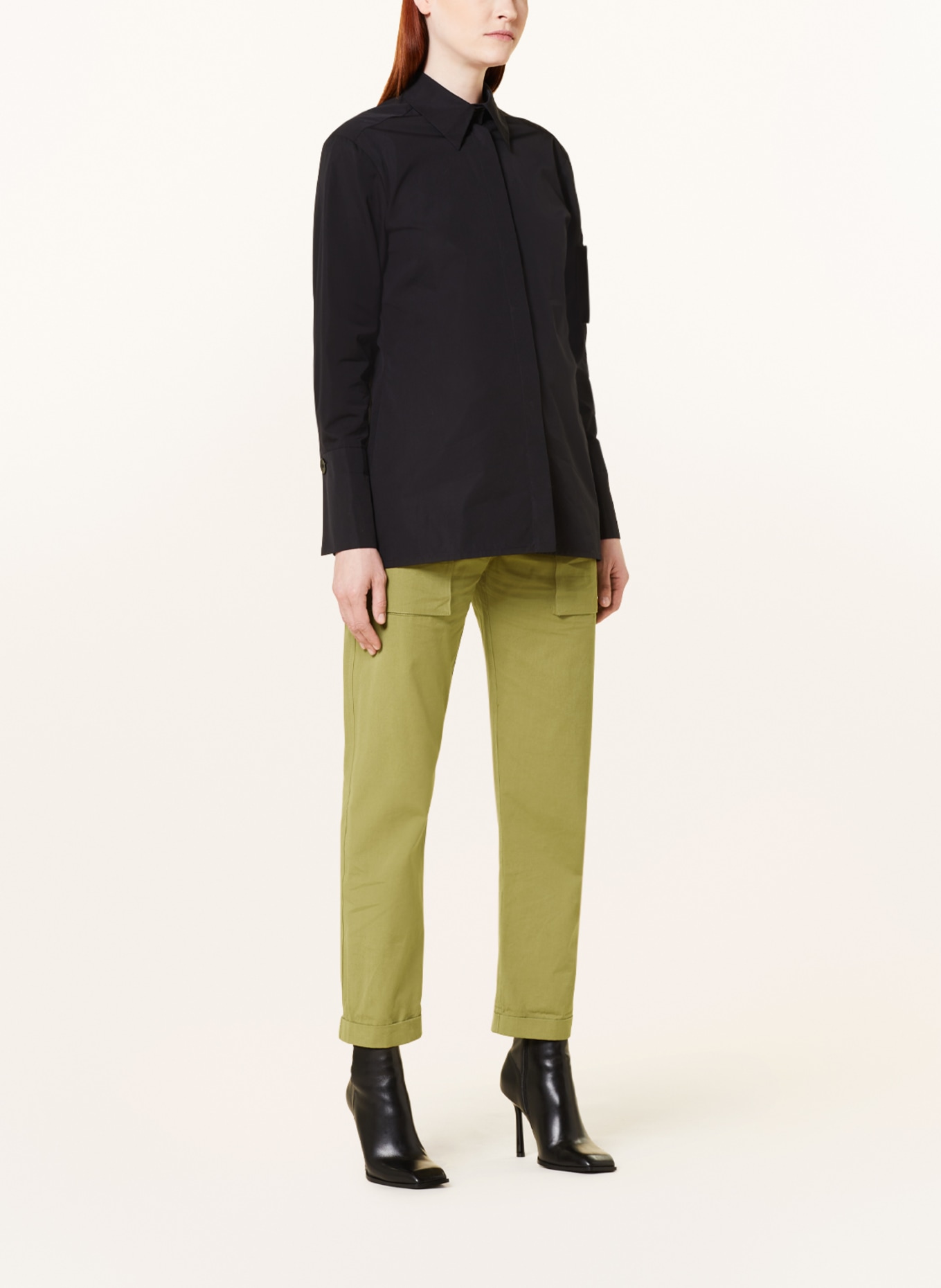 EVA MANN Shirt blouse DORIT WINSTON, Color: BLACK (Image 2)