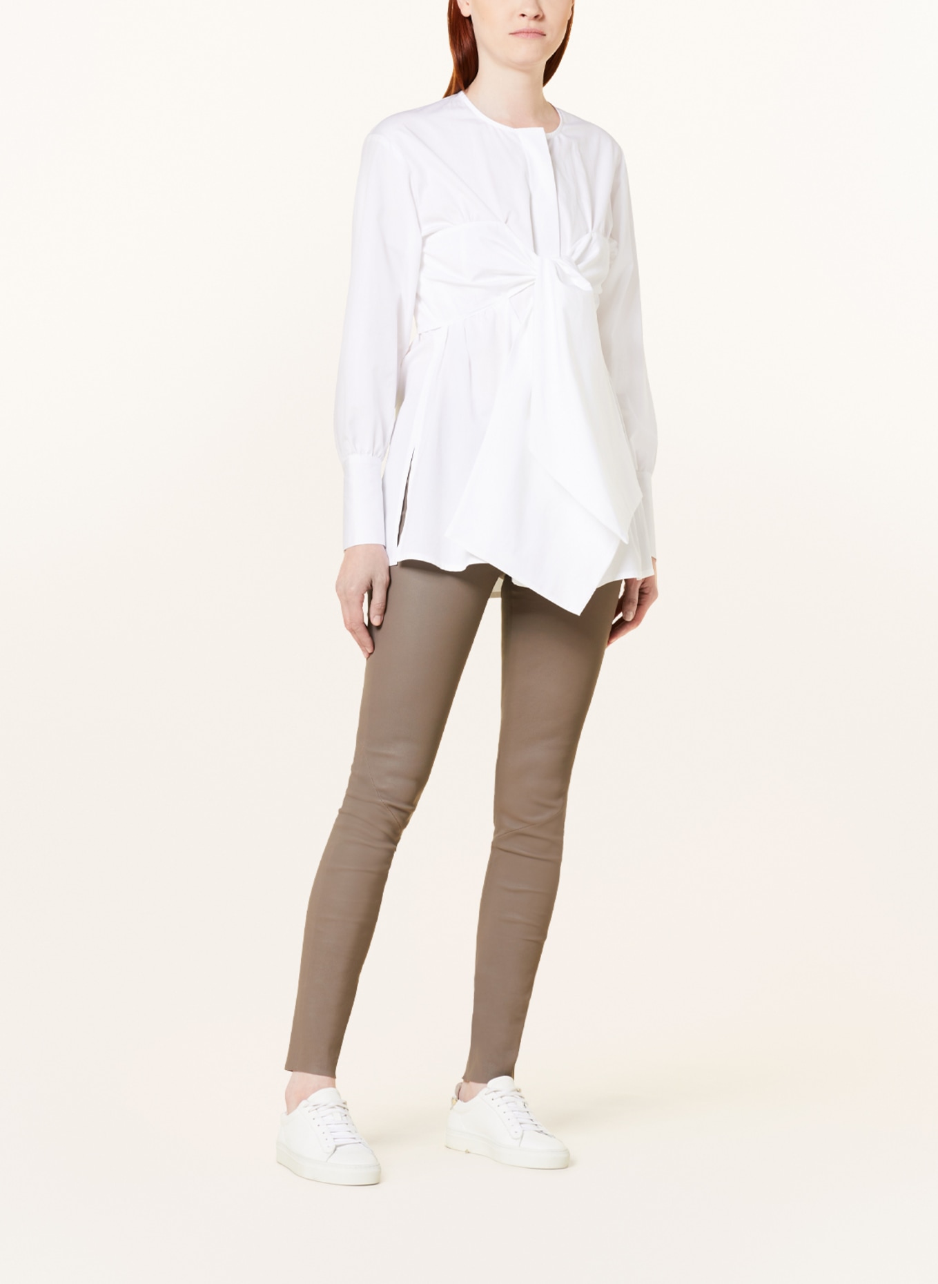 EVA MANN Shirt blouse AURELIA WINSTON, Color: WHITE (Image 2)