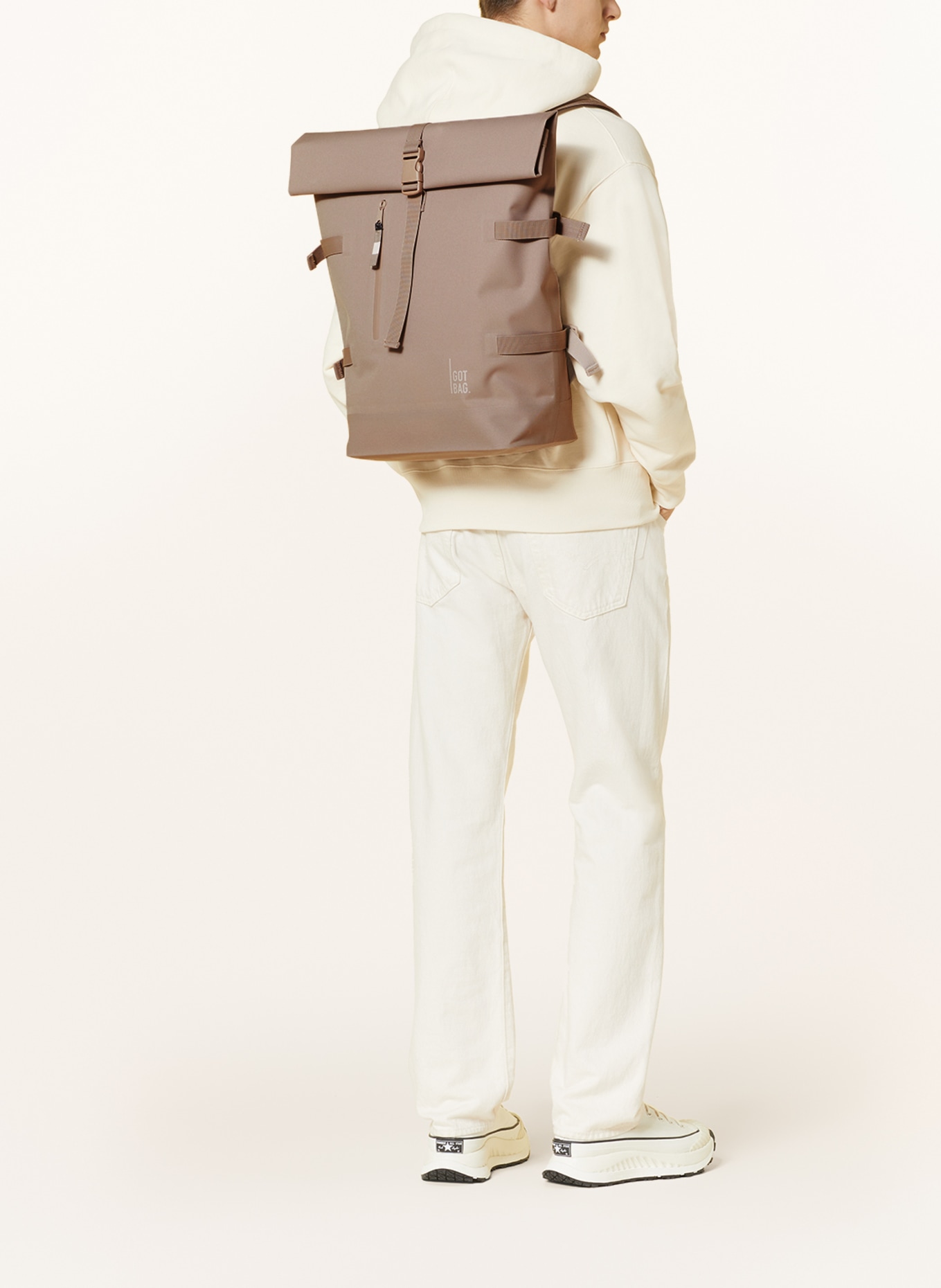 GOT BAG Plecak 31 | z kieszenią na laptop, Kolor: BEŻOWY (Obrazek 4)