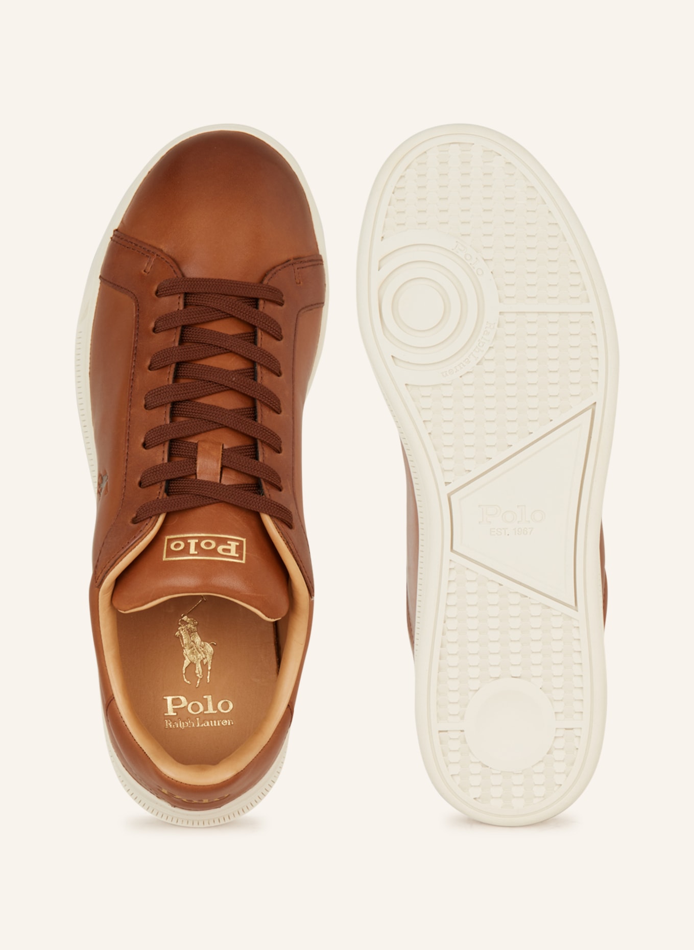 POLO RALPH LAUREN Sneakers, Color: BROWN (Image 5)
