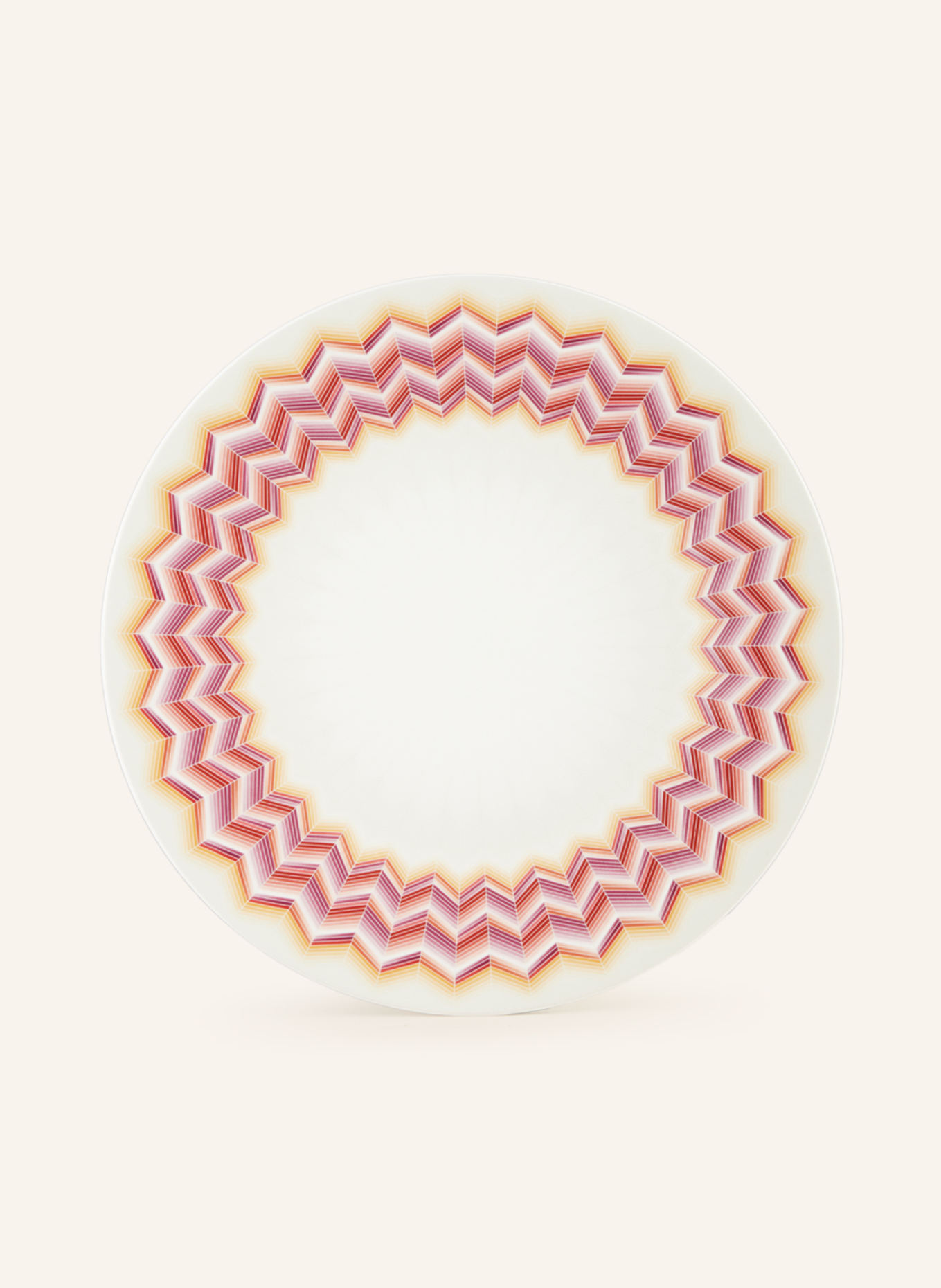 MISSONI Home Dinner plate JARRIS, Color: CREAM/ FUCHSIA/ LIGHT ORANGE (Image 1)