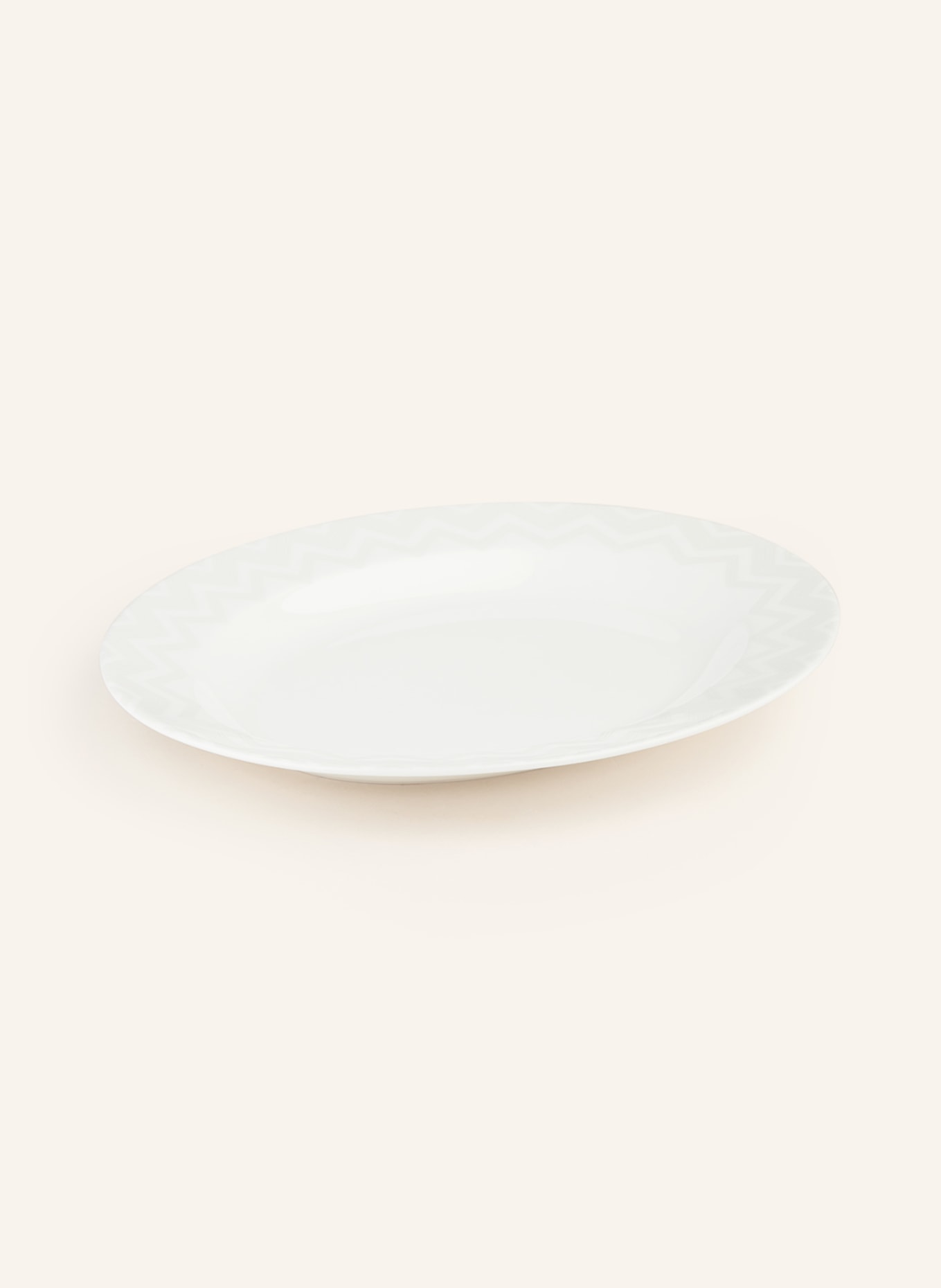 MISSONI Home Serving dish ZIG ZAG, Color: CREAM/ LIGHT GRAY (Image 3)