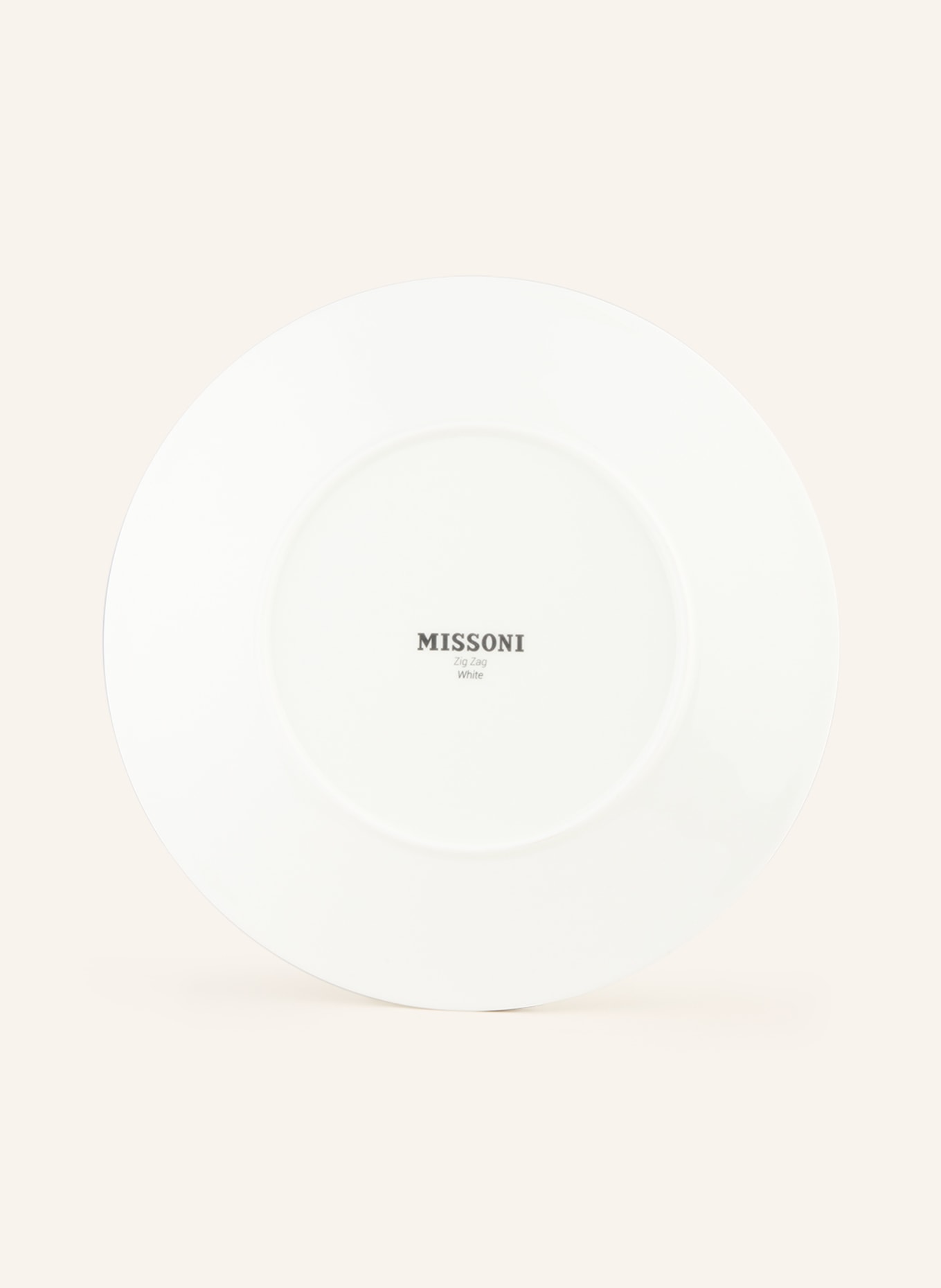MISSONI Home Set of 6 dinner plates NASTRI, Color: CREAM/ ORANGE/ DARK BLUE (Image 3)