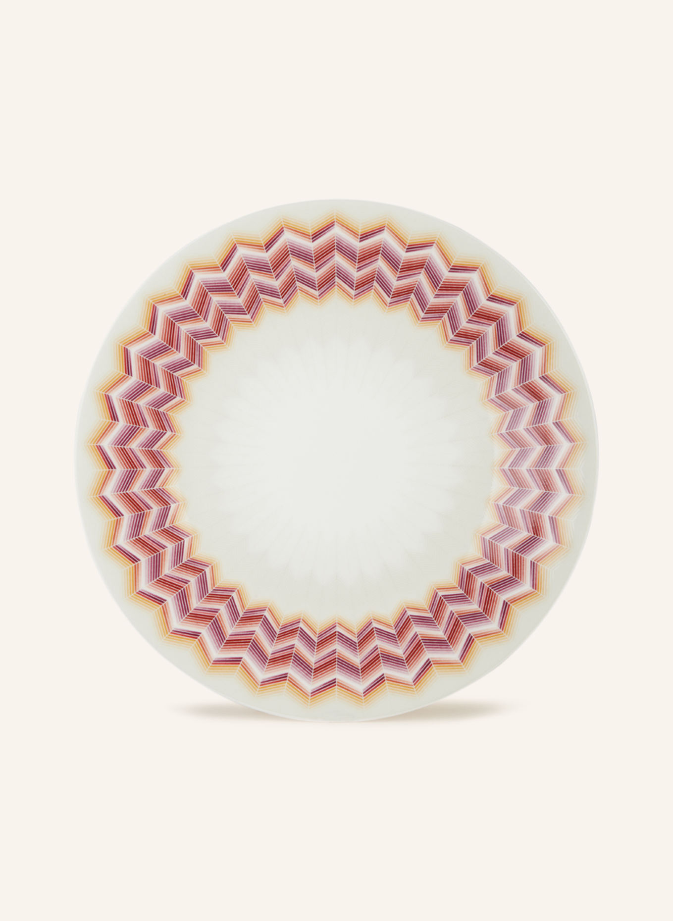 MISSONI Home 6er-Set Dessertteller JARRIS, Farbe: CREME/ FUCHSIA/ HELLORANGE (Bild 2)