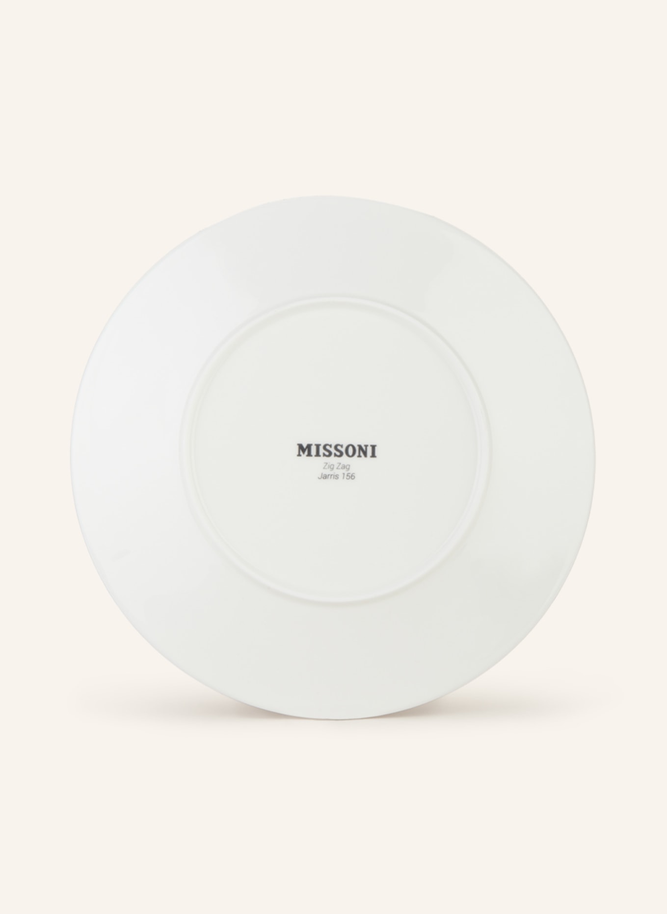 MISSONI Home Set of 6 dessert plates NASTRI, Color: CREAM/ PURPLE/ ORANGE (Image 3)