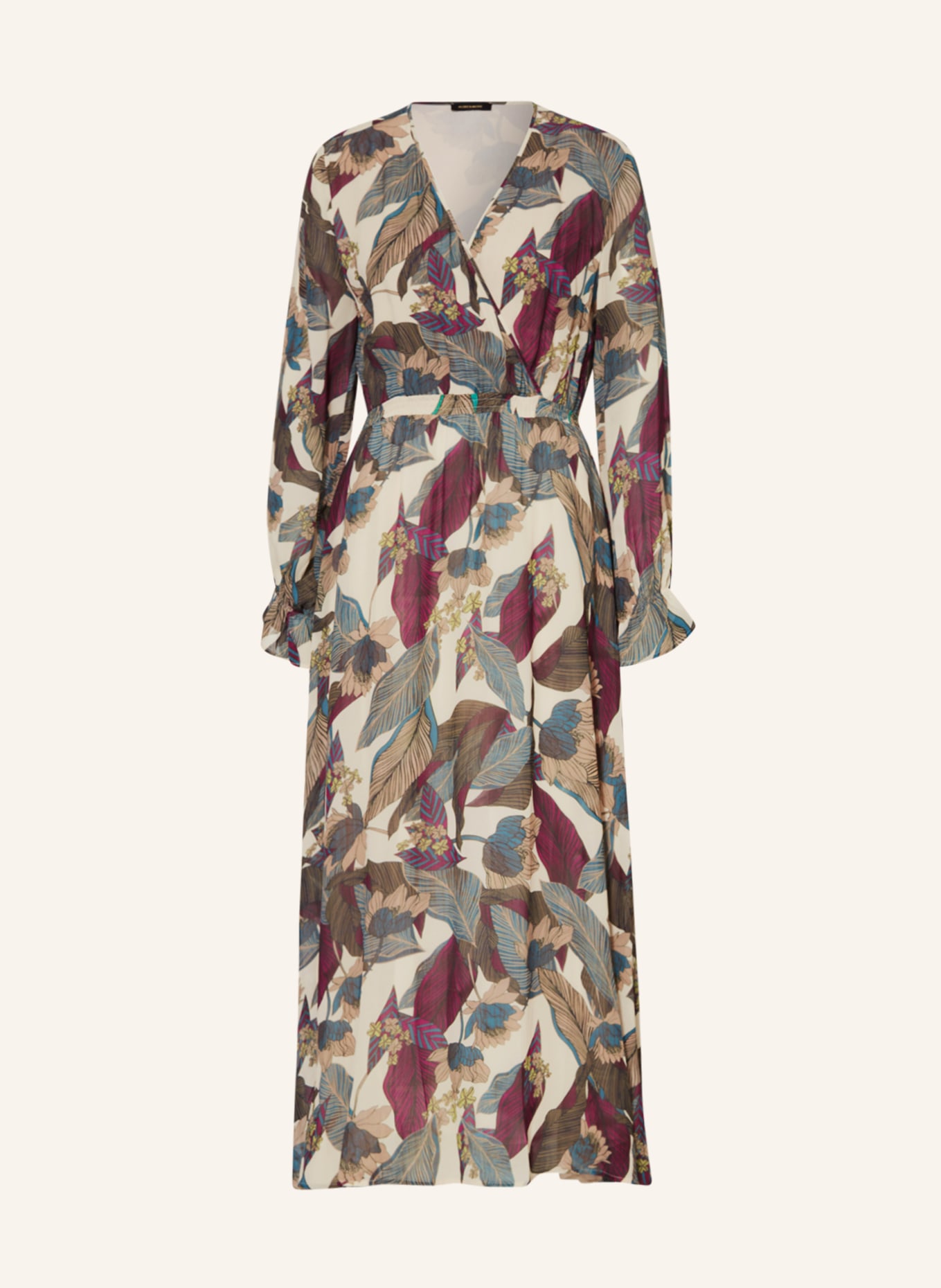 MORE & MORE Kleid, Farbe: CREME/ FUCHSIA/ PETROL (Bild 1)