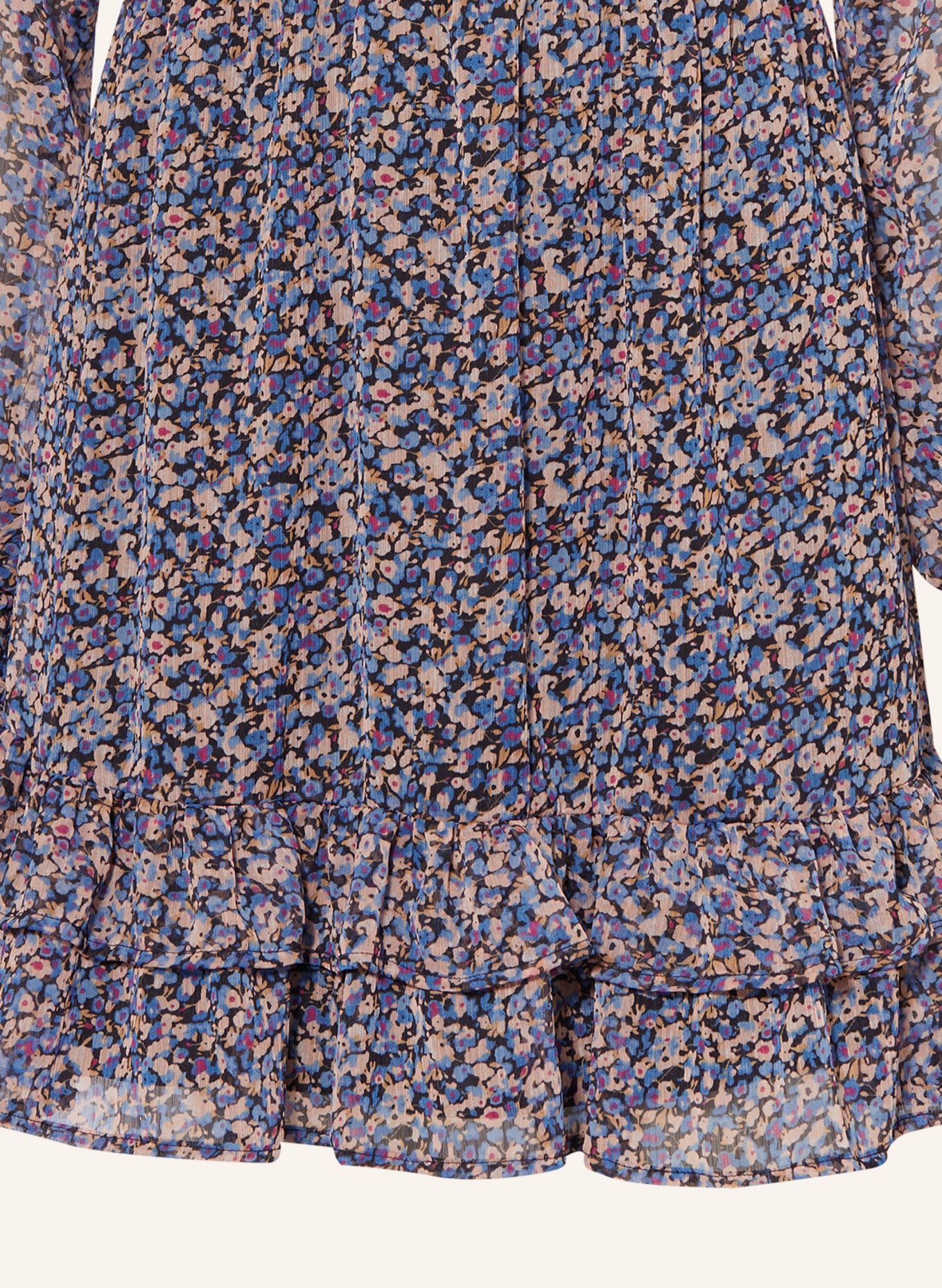 GARCIA Kleid mit Rüschen, Farbe: BLAU/ NUDE/ FUCHSIA (Bild 3)