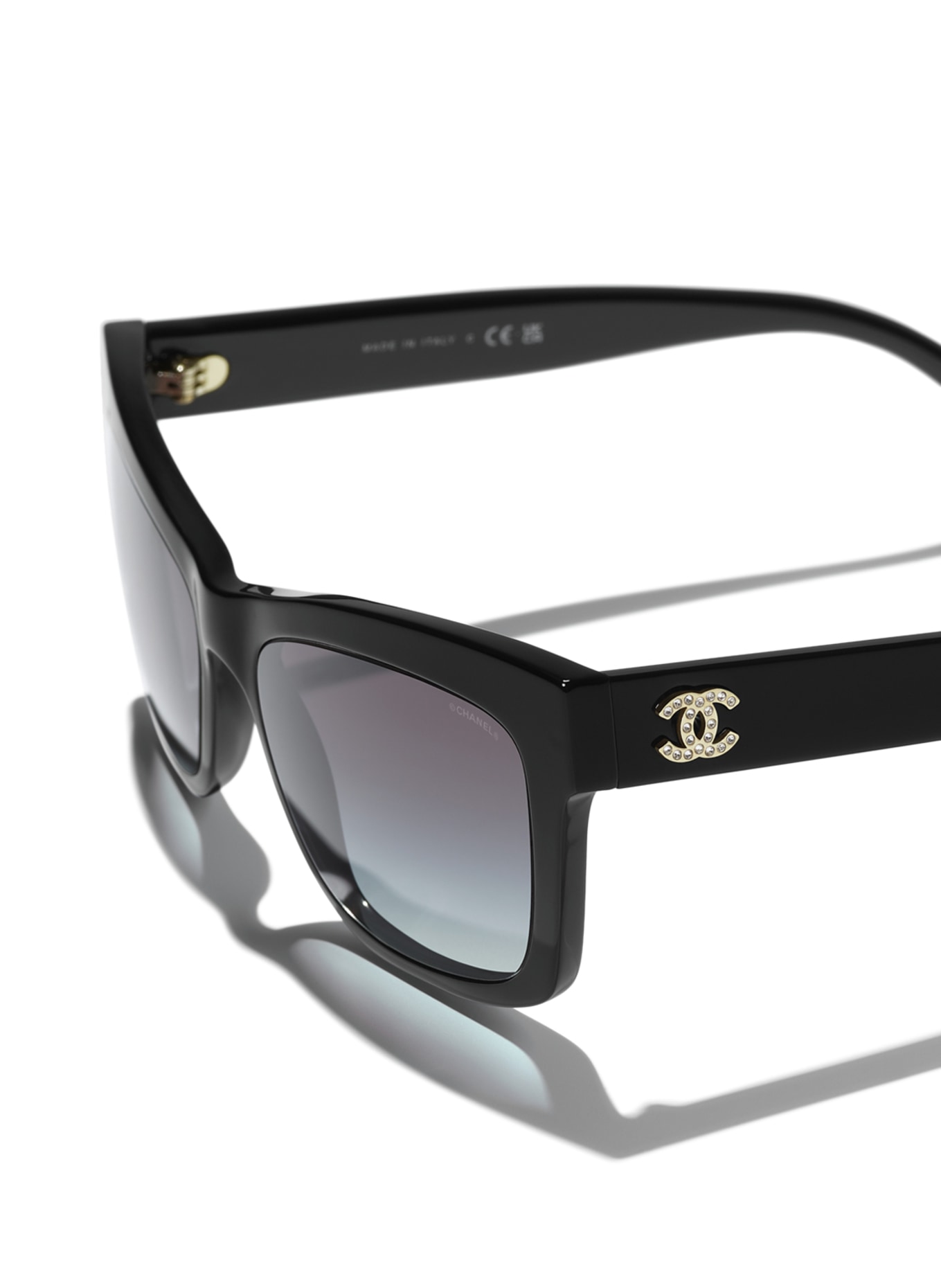 CHANEL Rectangular sunglasses, Color: C622S6 - BLACK/DARK GRAY GRADIENT (Image 4)
