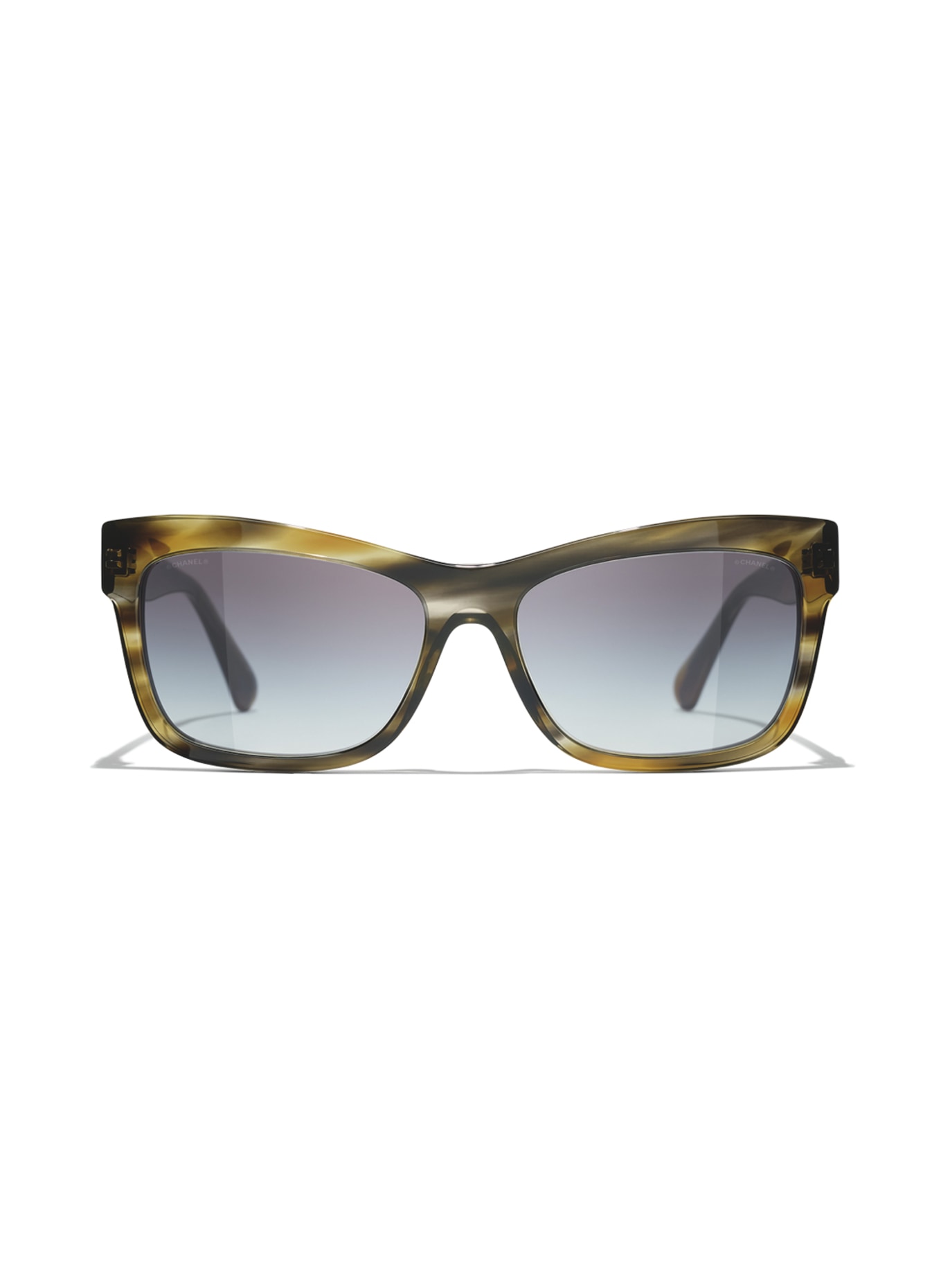 CHANEL Rectangular sunglasses: 1729S6 - HAVANA/GRAY GRADIENT