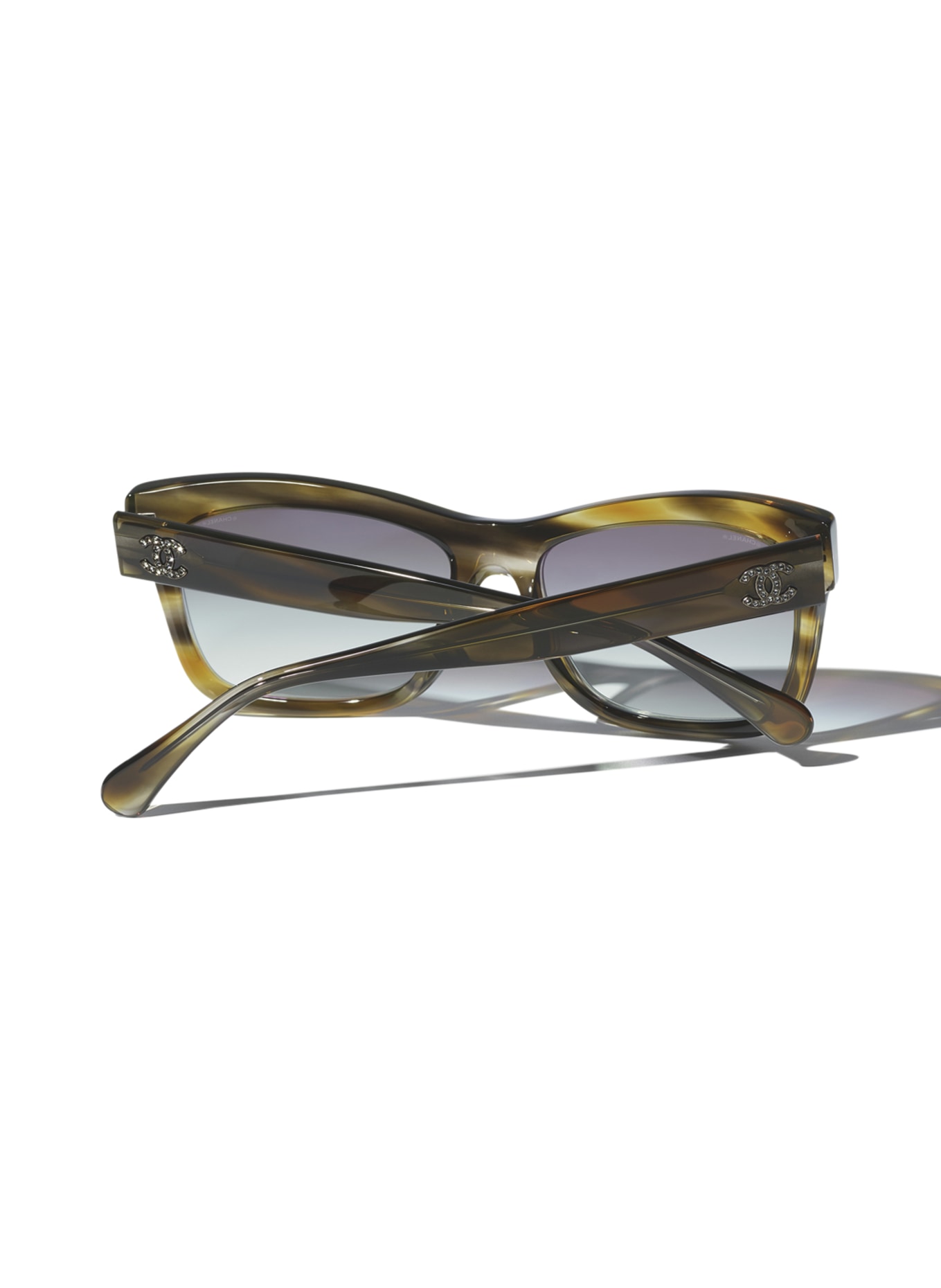 CHANEL Rectangular sunglasses: 1729S6 - HAVANA/GRAY GRADIENT