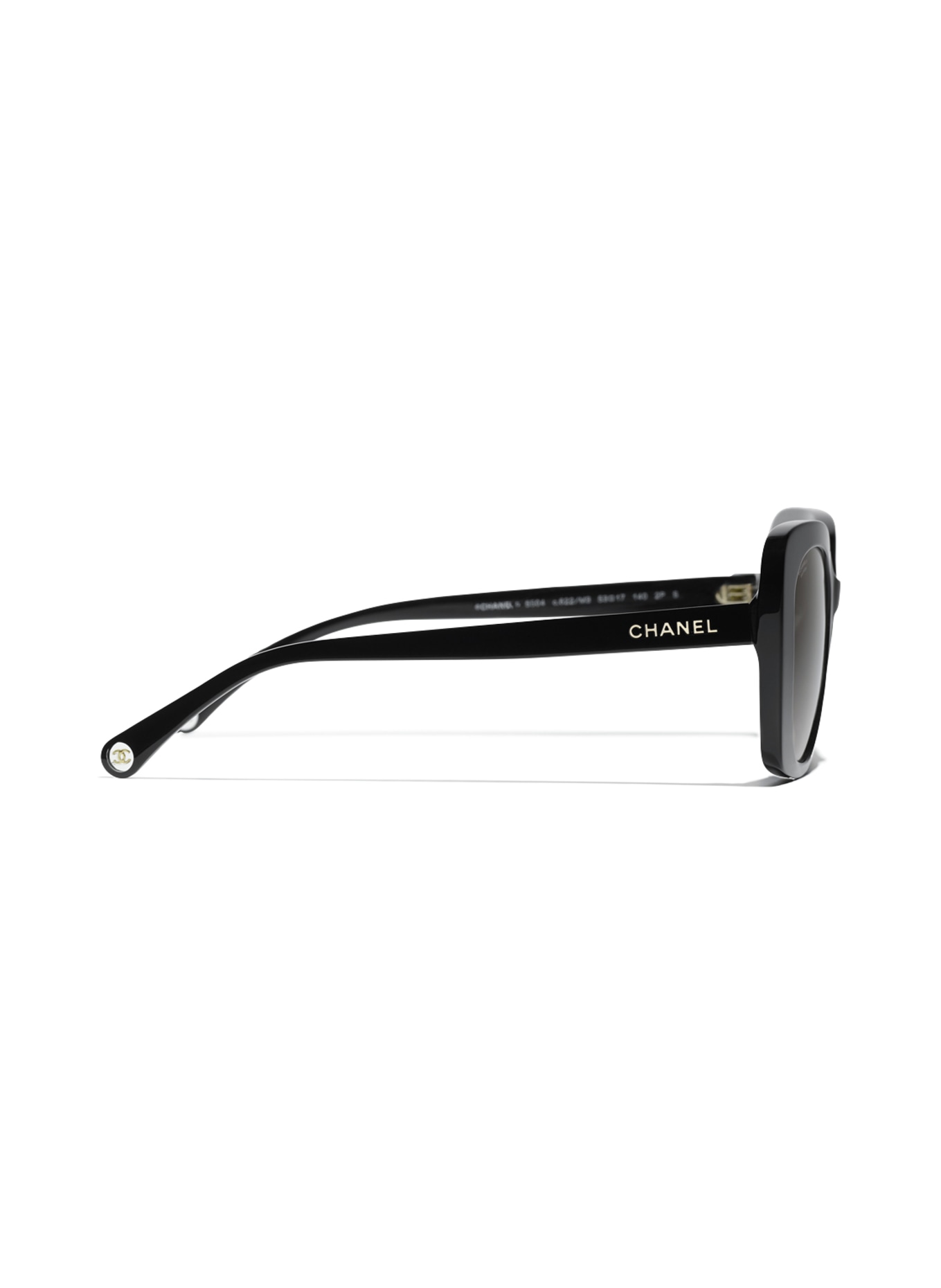 Chanel sunglasses with chanel written shop on side