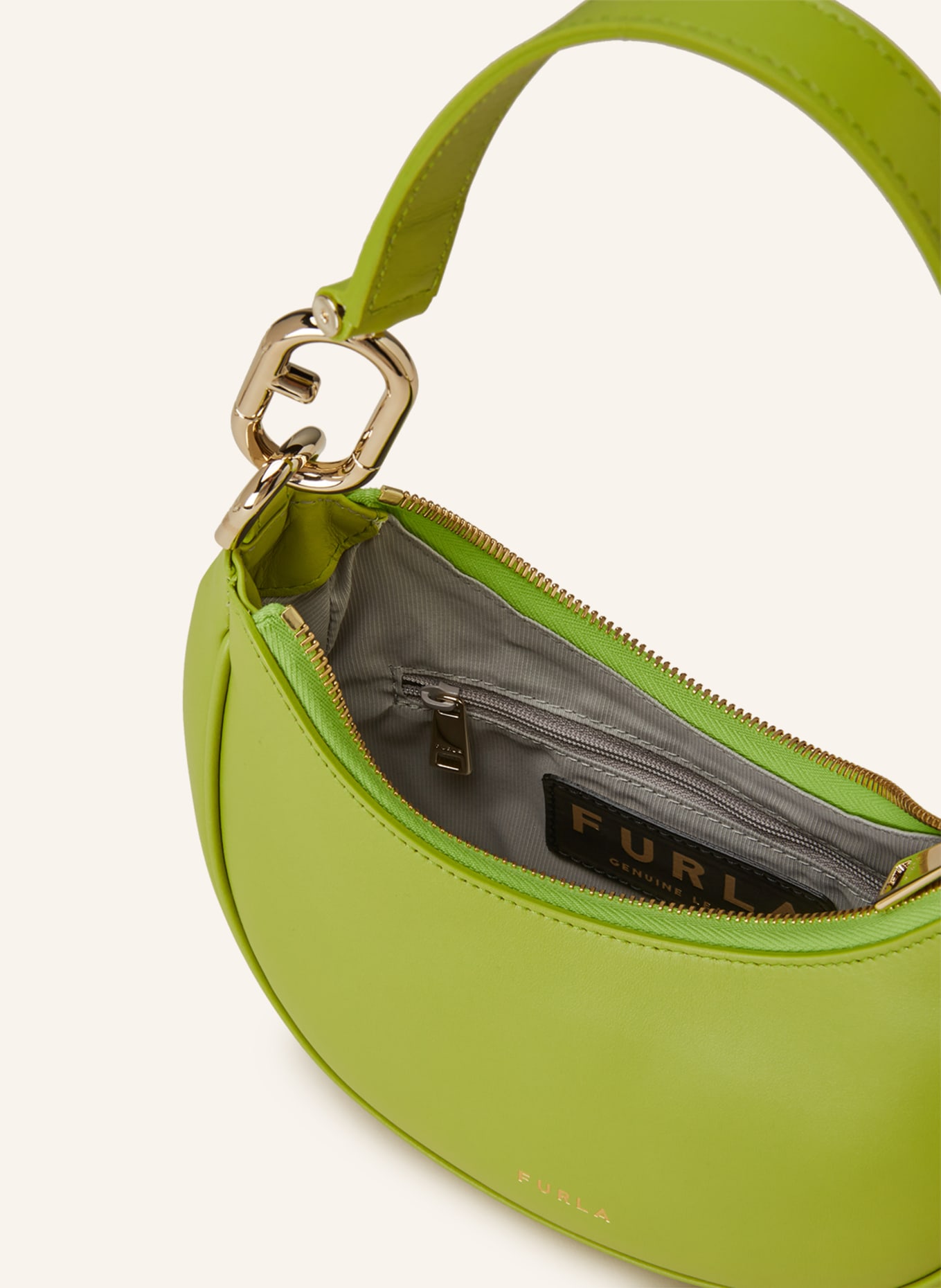 FURLA Shoulder bag PRIMAVERA, Color: LIGHT GREEN (Image 3)