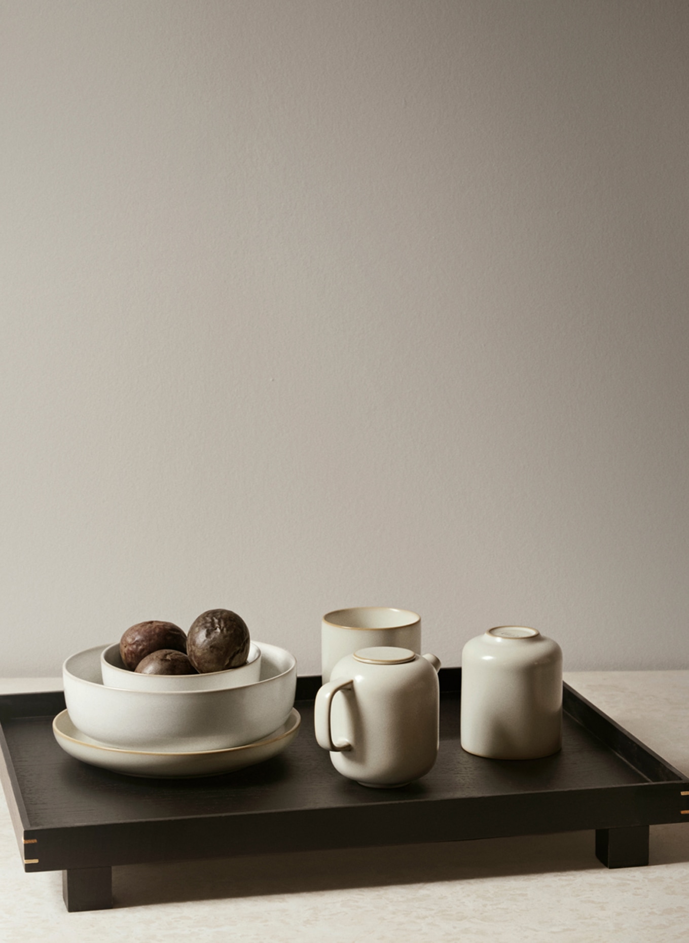 Ferm LIVING Set of 6 bowls SEKKI, Color: CREAM (Image 4)