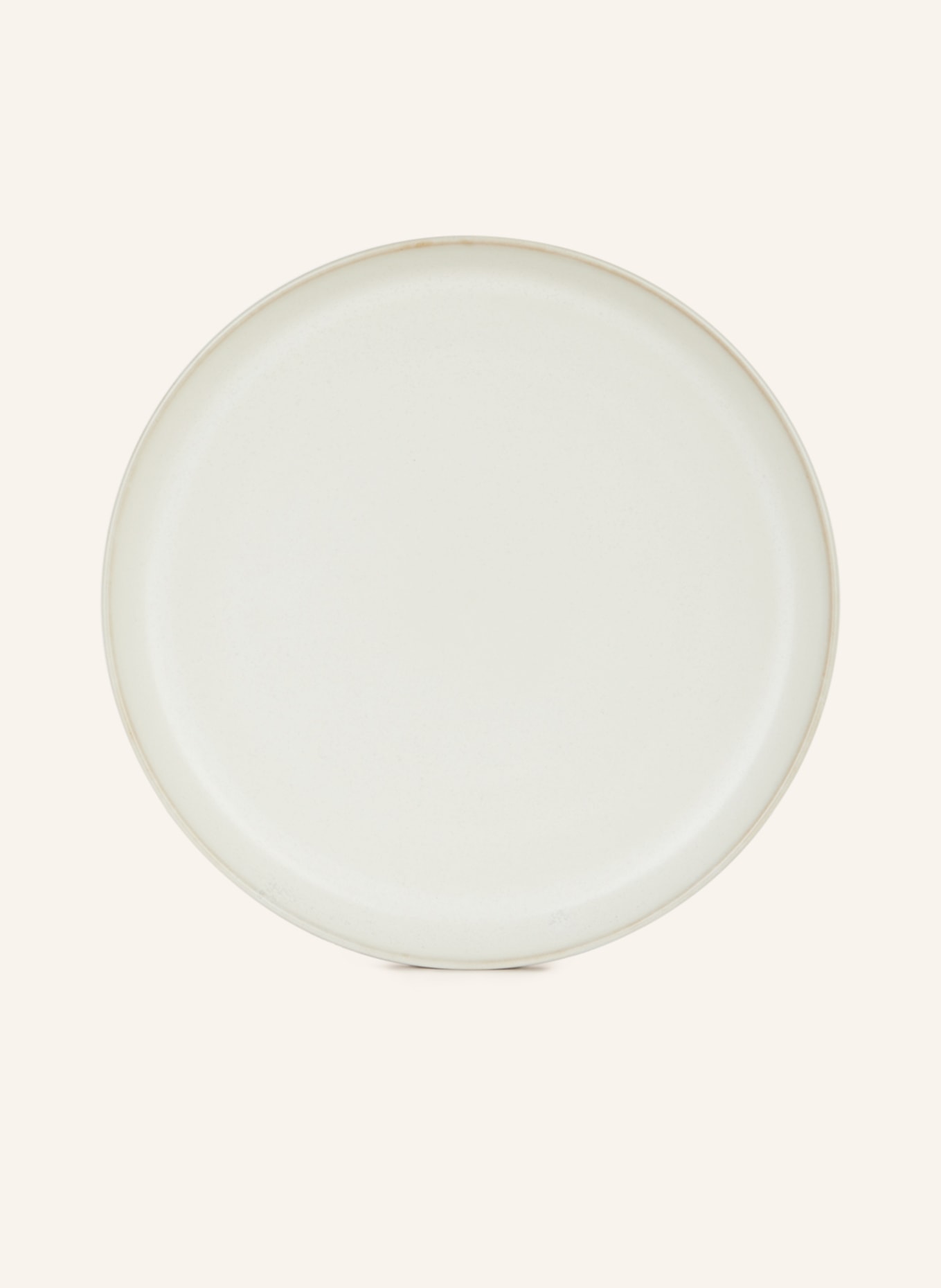 Ferm LIVING Set of 6 dinner plates SEKKI, Color: CREAM (Image 2)