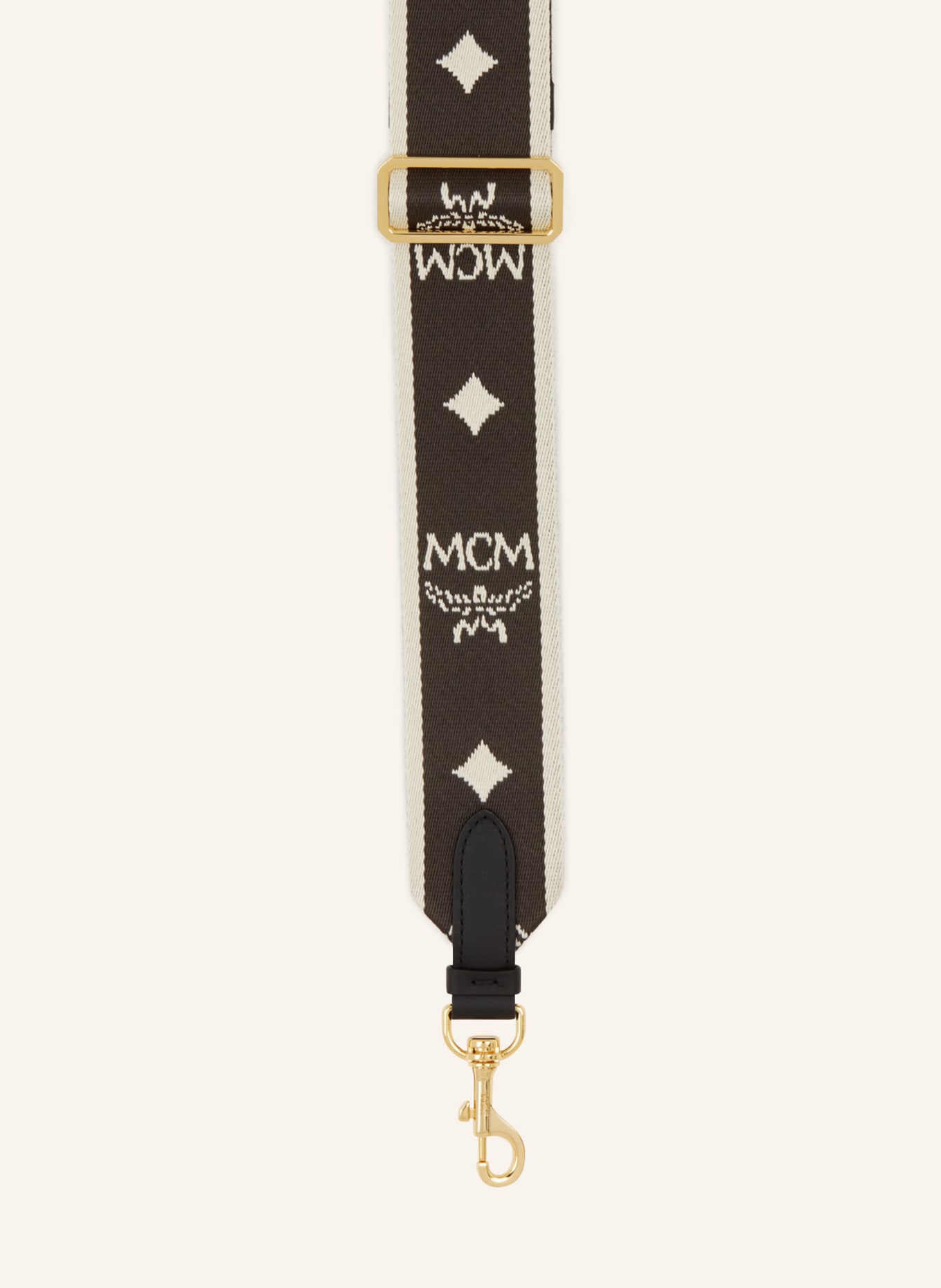 MCM Shoulder strap AREN, Color: BLACK/ WHITE (Image 1)