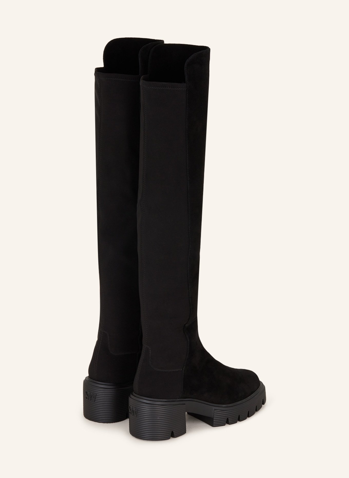 STUART WEITZMAN Over the knee boots SOHO, Color: BLACK (Image 2)