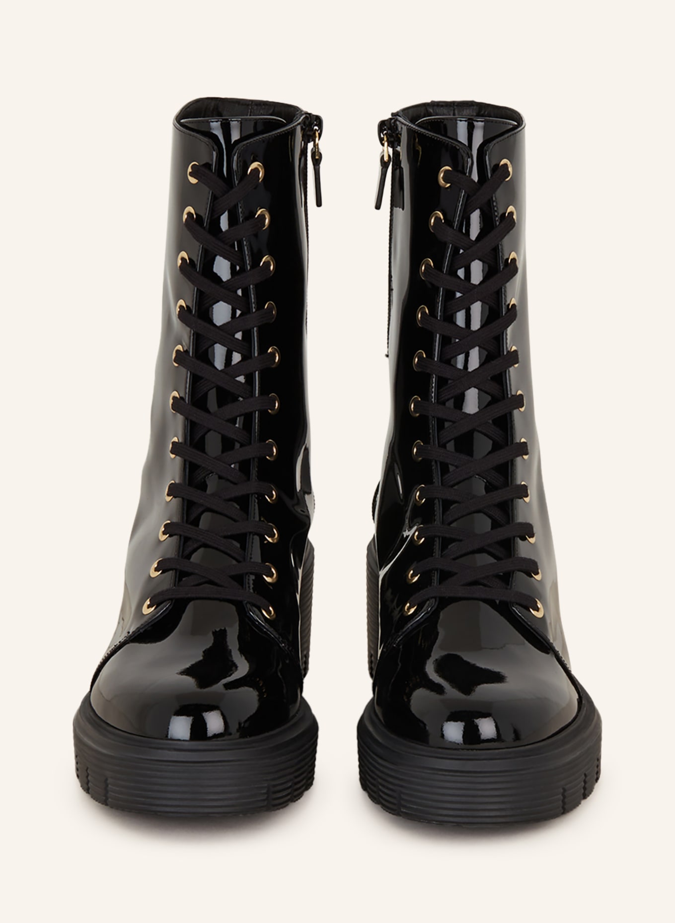 STUART WEITZMAN Lace-up boots SOHO, Color: BLACK (Image 3)