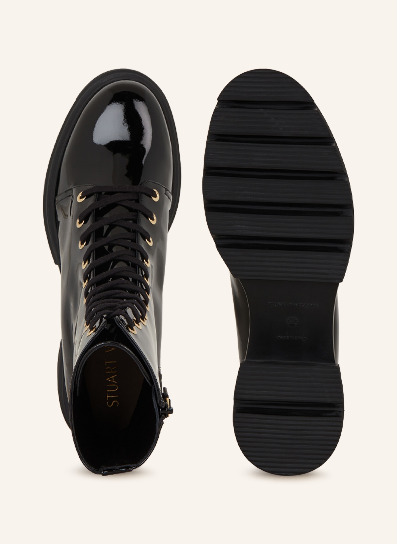 STUART WEITZMAN Lace-up boots SOHO, Color: BLACK (Image 6)