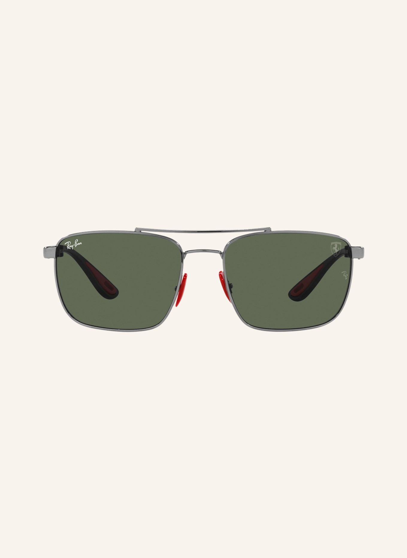 Ray-Ban Sunglasses RB3715, Color: F00171 - SILVER/GREEN (Image 2)