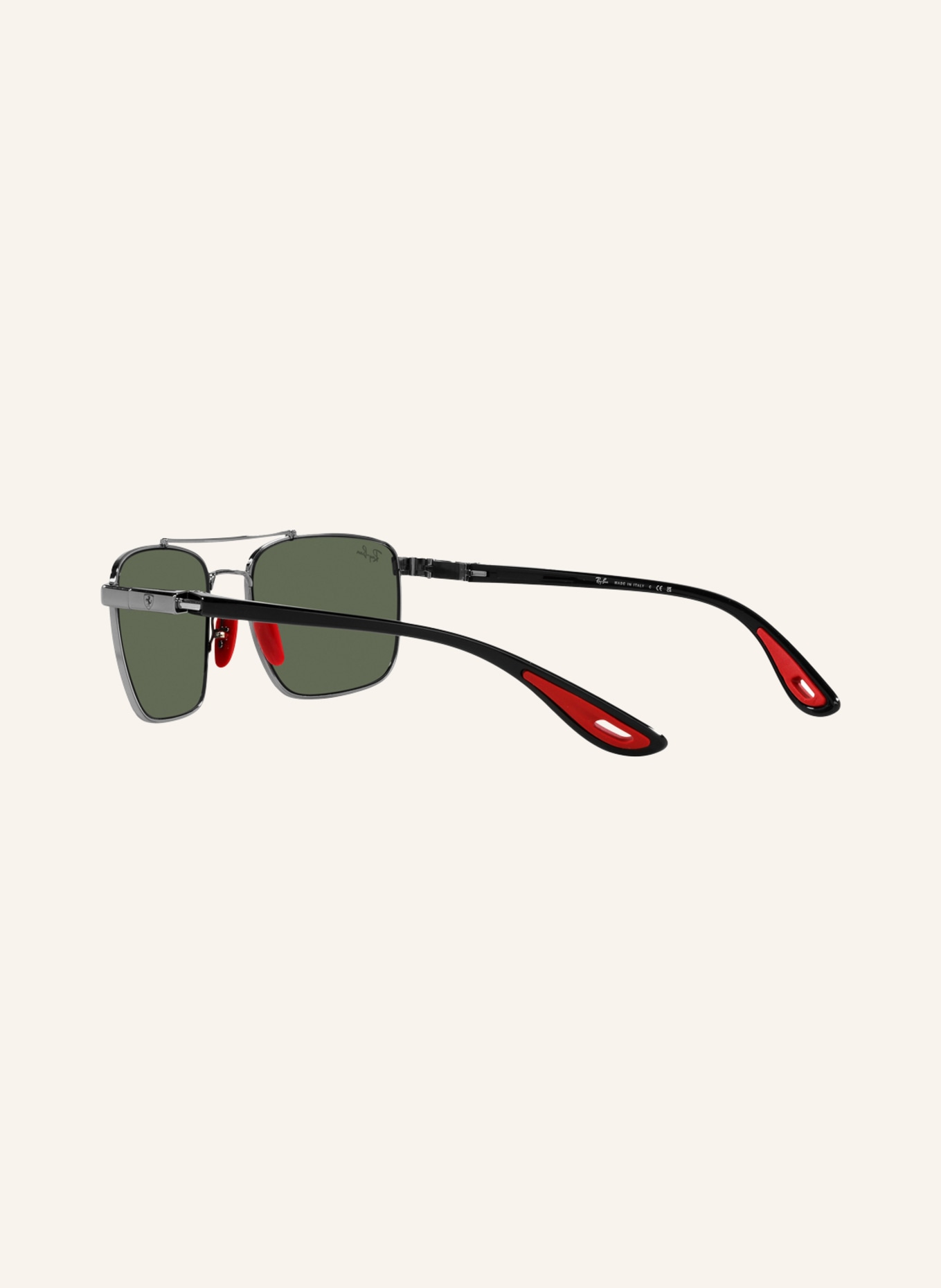 Ray-Ban Sunglasses RB3715, Color: F00171 - SILVER/GREEN (Image 4)