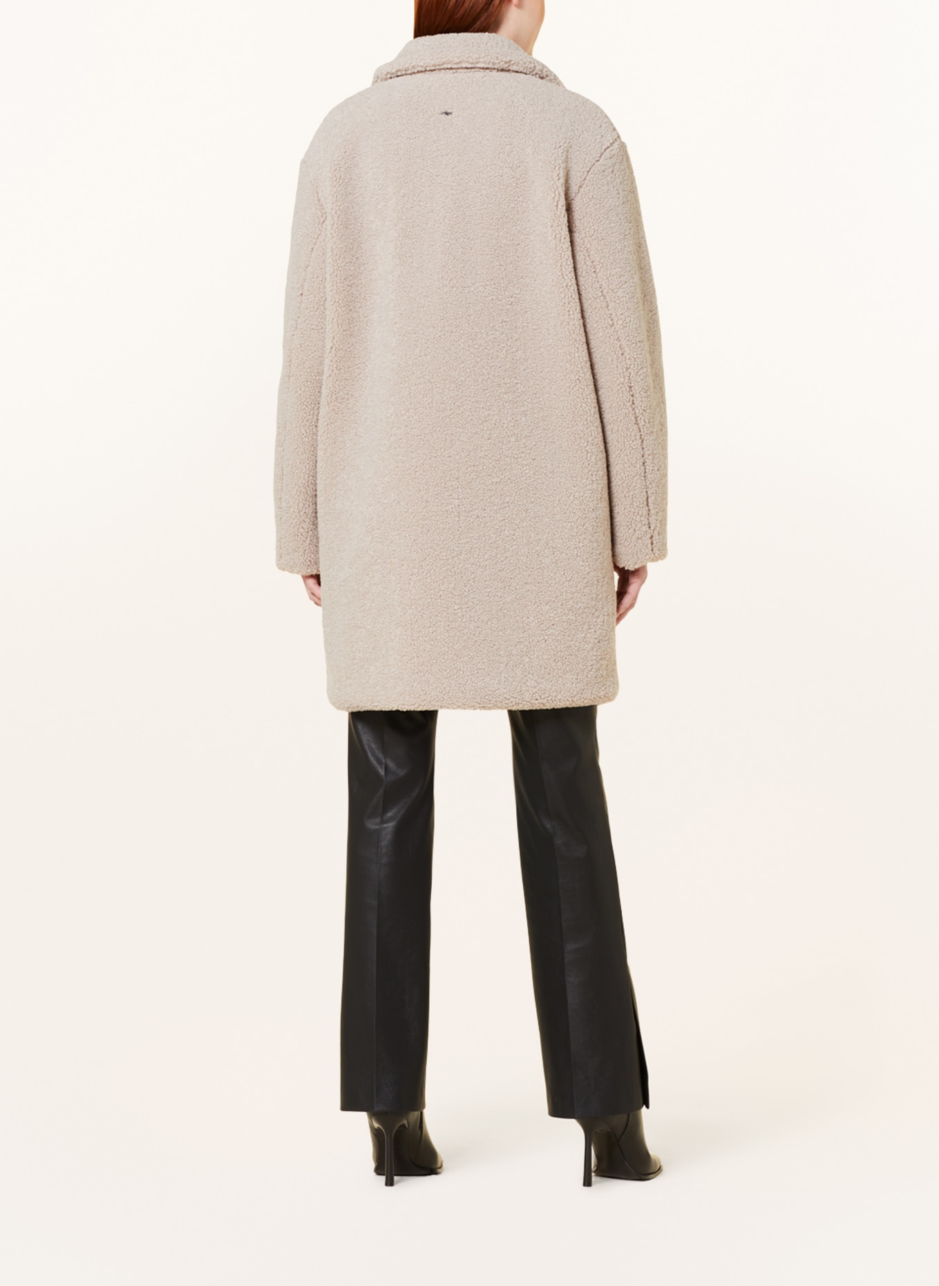 White Label Teddy coat, Color: TAUPE (Image 3)