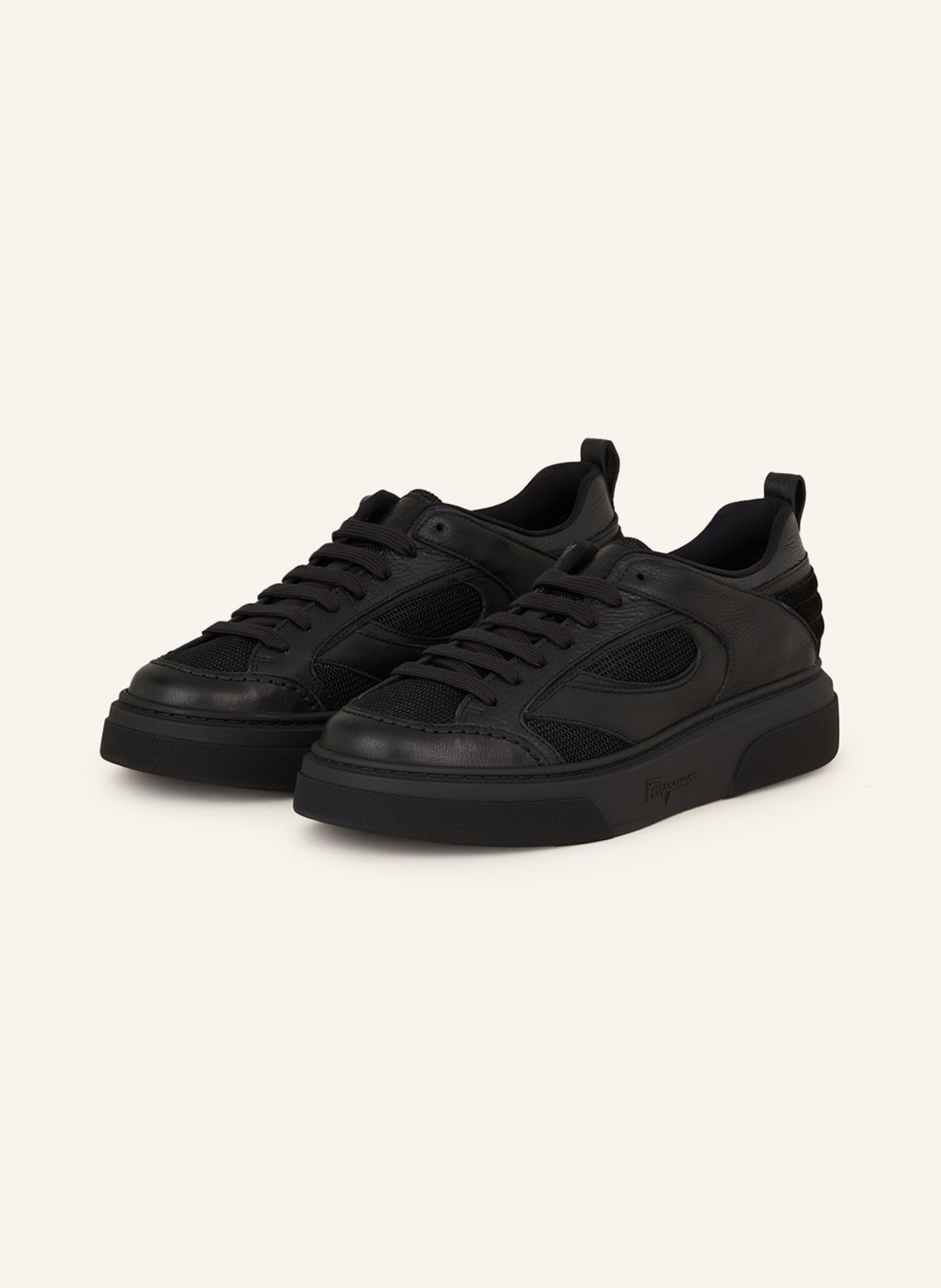 FERRAGAMO Sneakers CASSINA, Color: BLACK (Image 1)