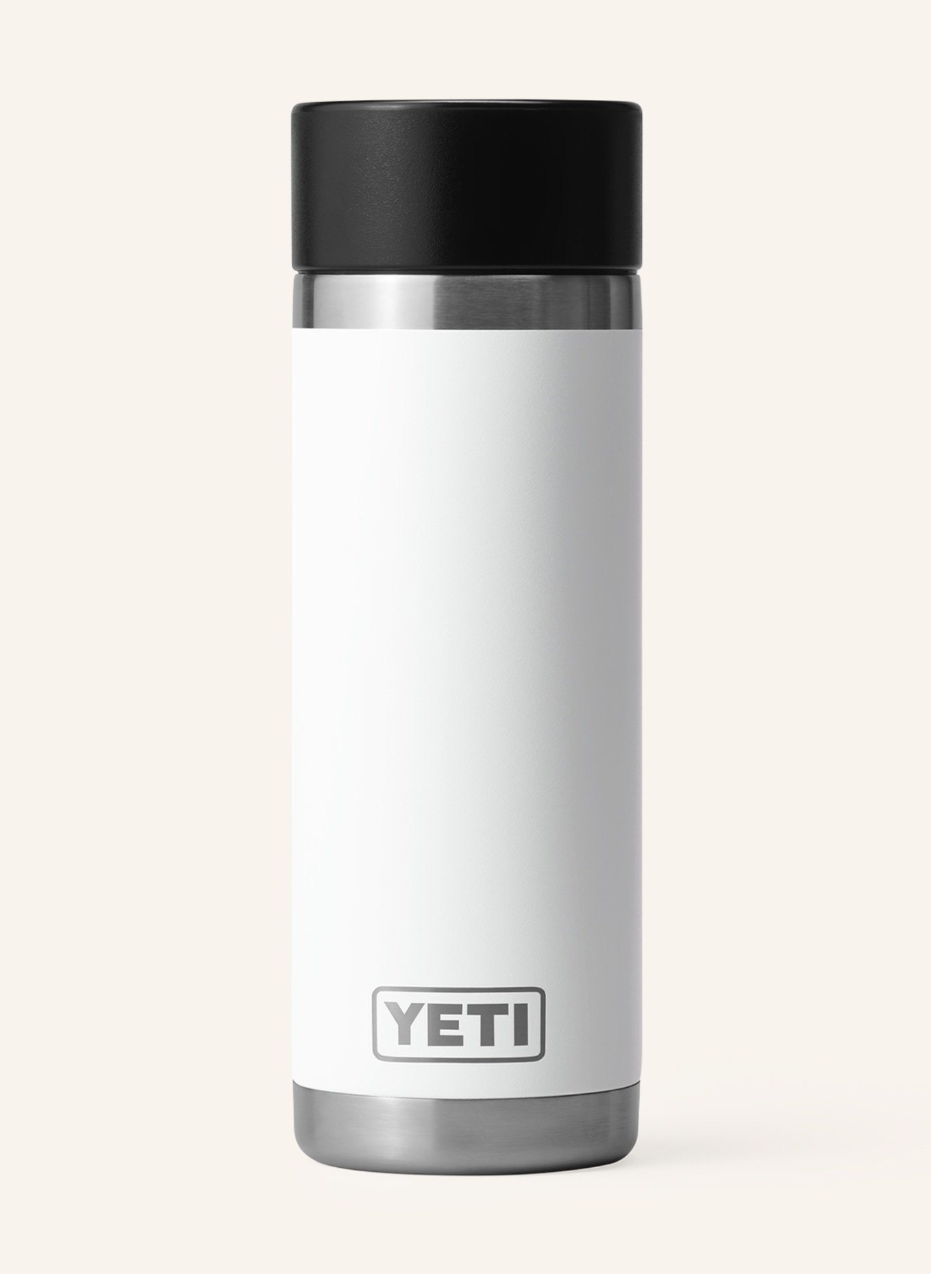 YETI Thermos mug RAMBLER®, Color: WHITE/ BLACK (Image 1)