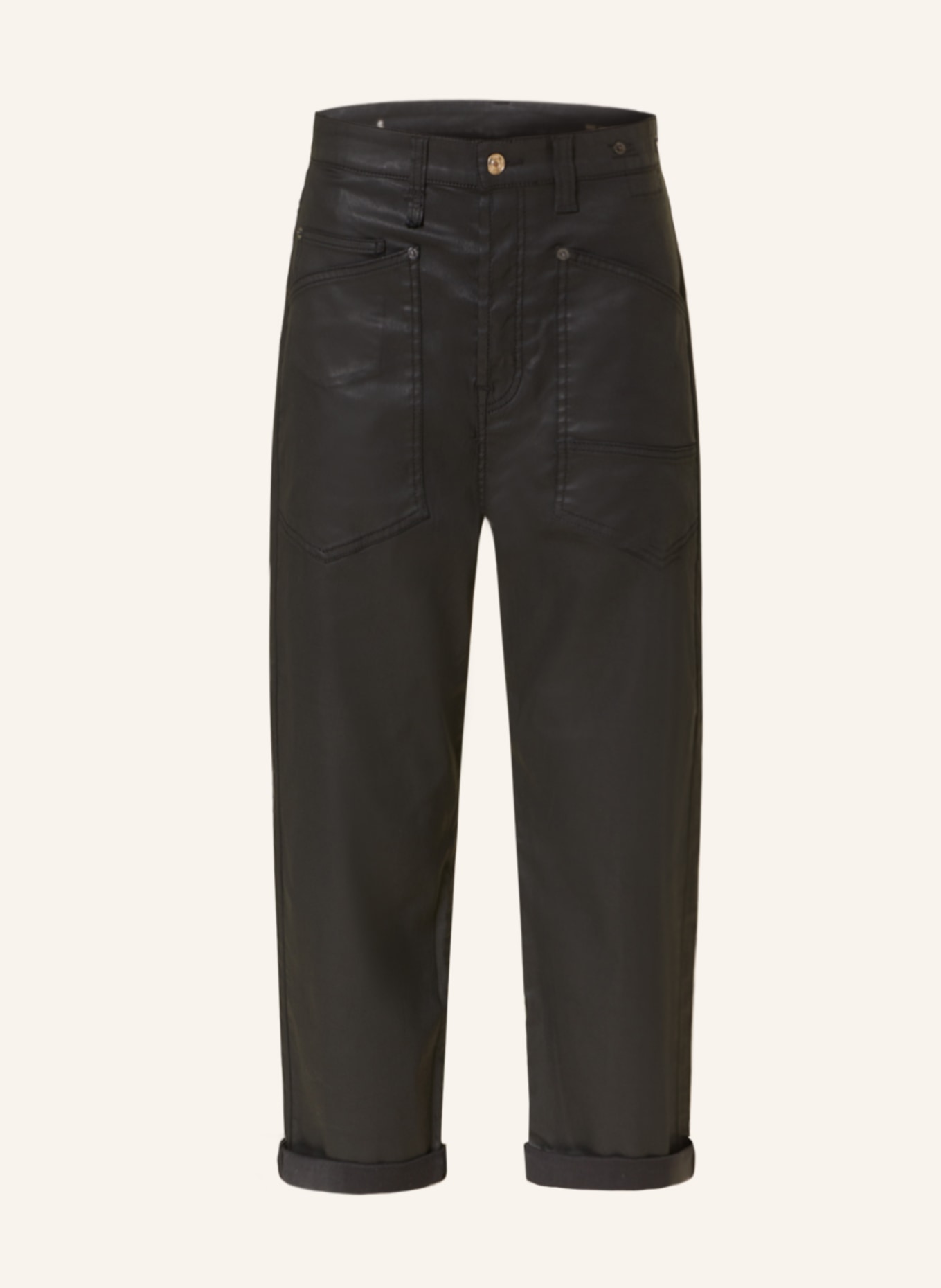 MAC Coated Jeans BAGGY, Farbe: 090 BLACK (Bild 1)