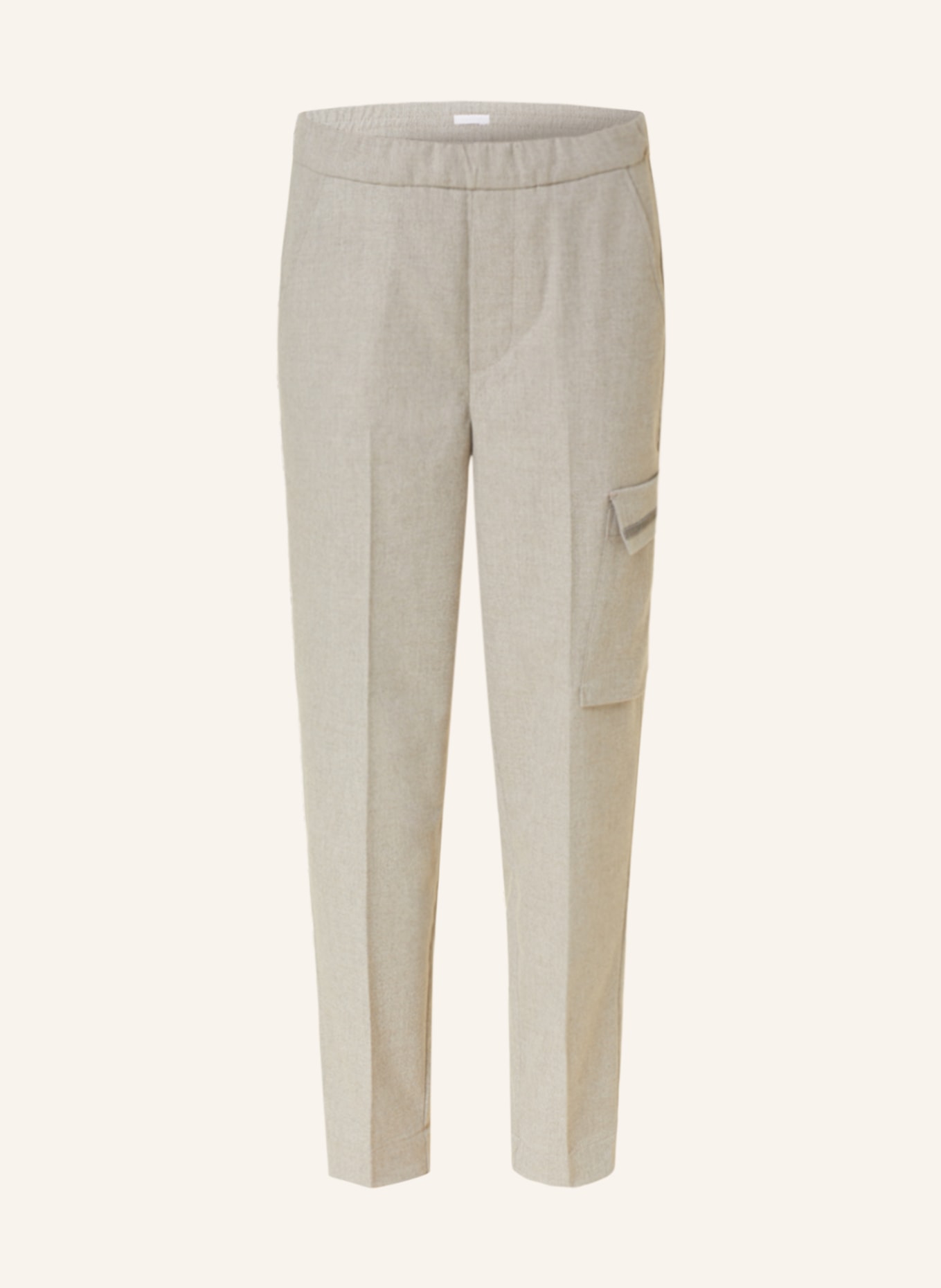 MAC Cargo kalhoty CLEO s ozdobnými perličkami, Barva: SVĚTLE ŠEDÁ (Obrázek 1)