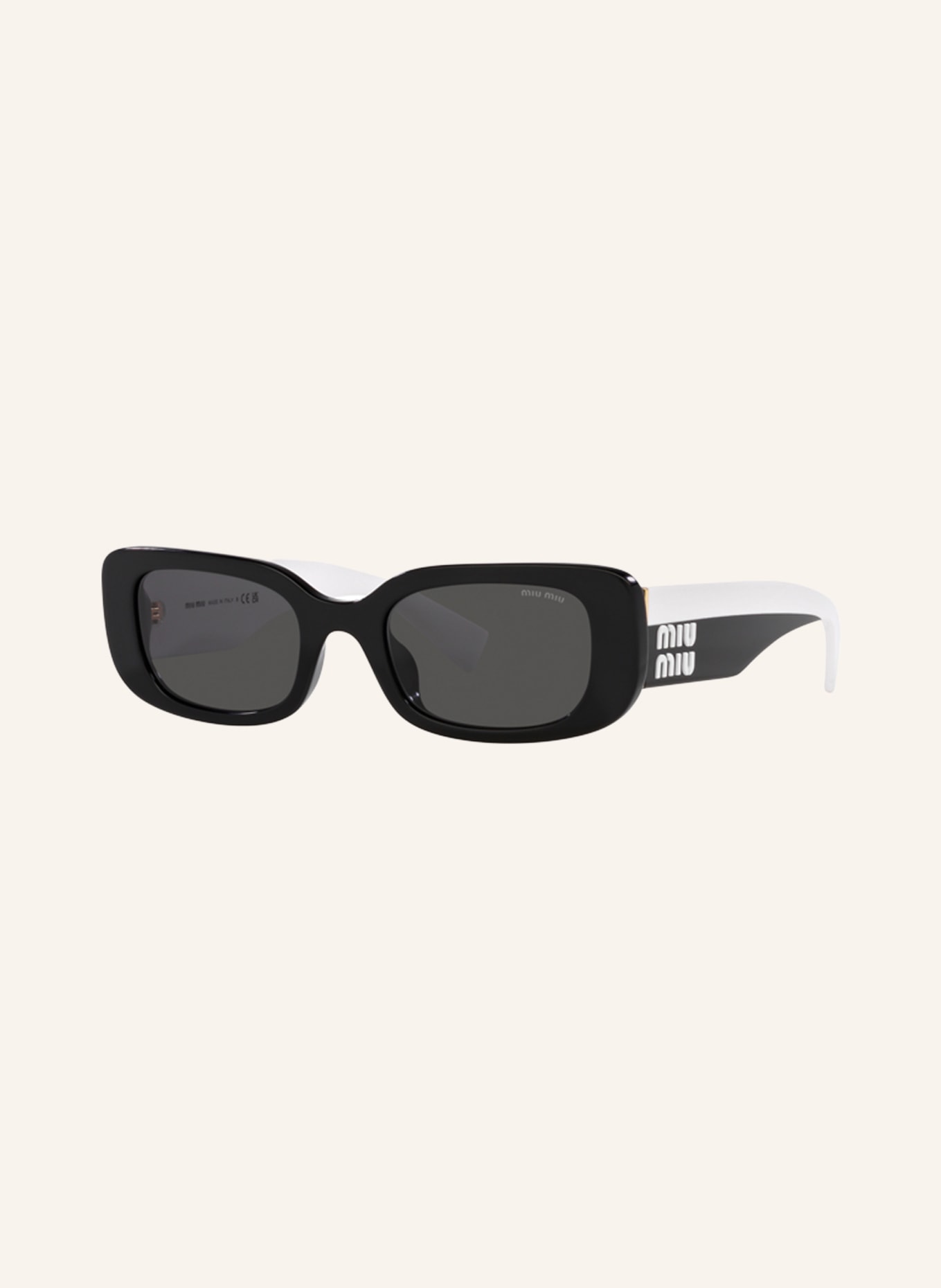 MIU MIU Sunglasses MU 08YS, Color: 1AB5S0 - BLACK/DARK GRAY (Image 1)