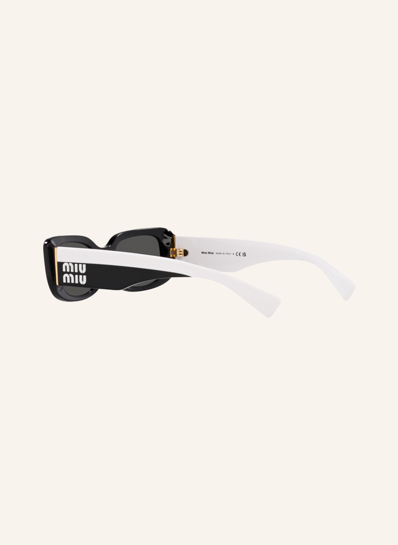 MIU MIU Sunglasses MU 08YS, Color: 1AB5S0 - BLACK/DARK GRAY (Image 4)