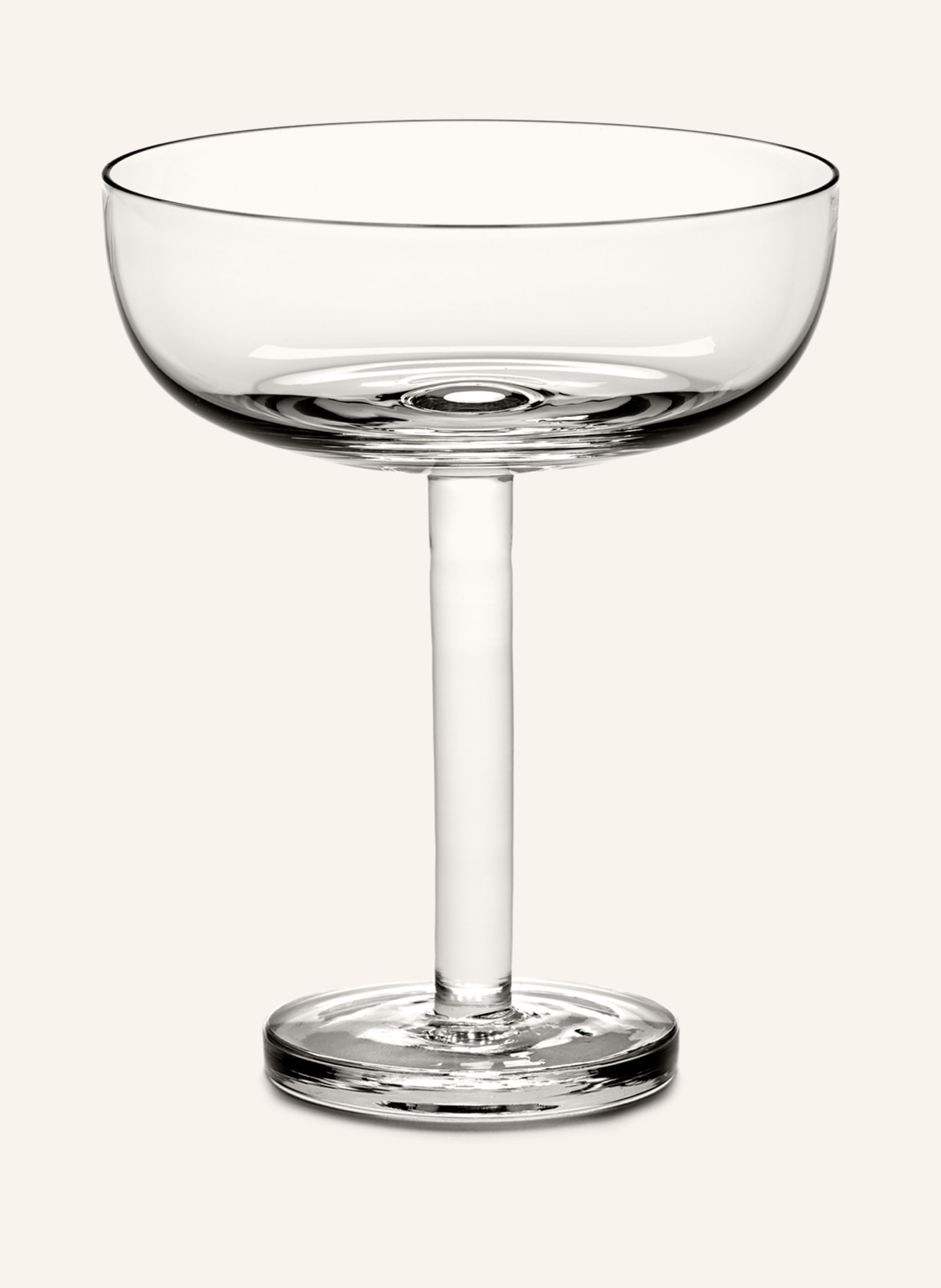 SERAX Set of 4 champagne glasses BASE, Color: WHITE (Image 2)