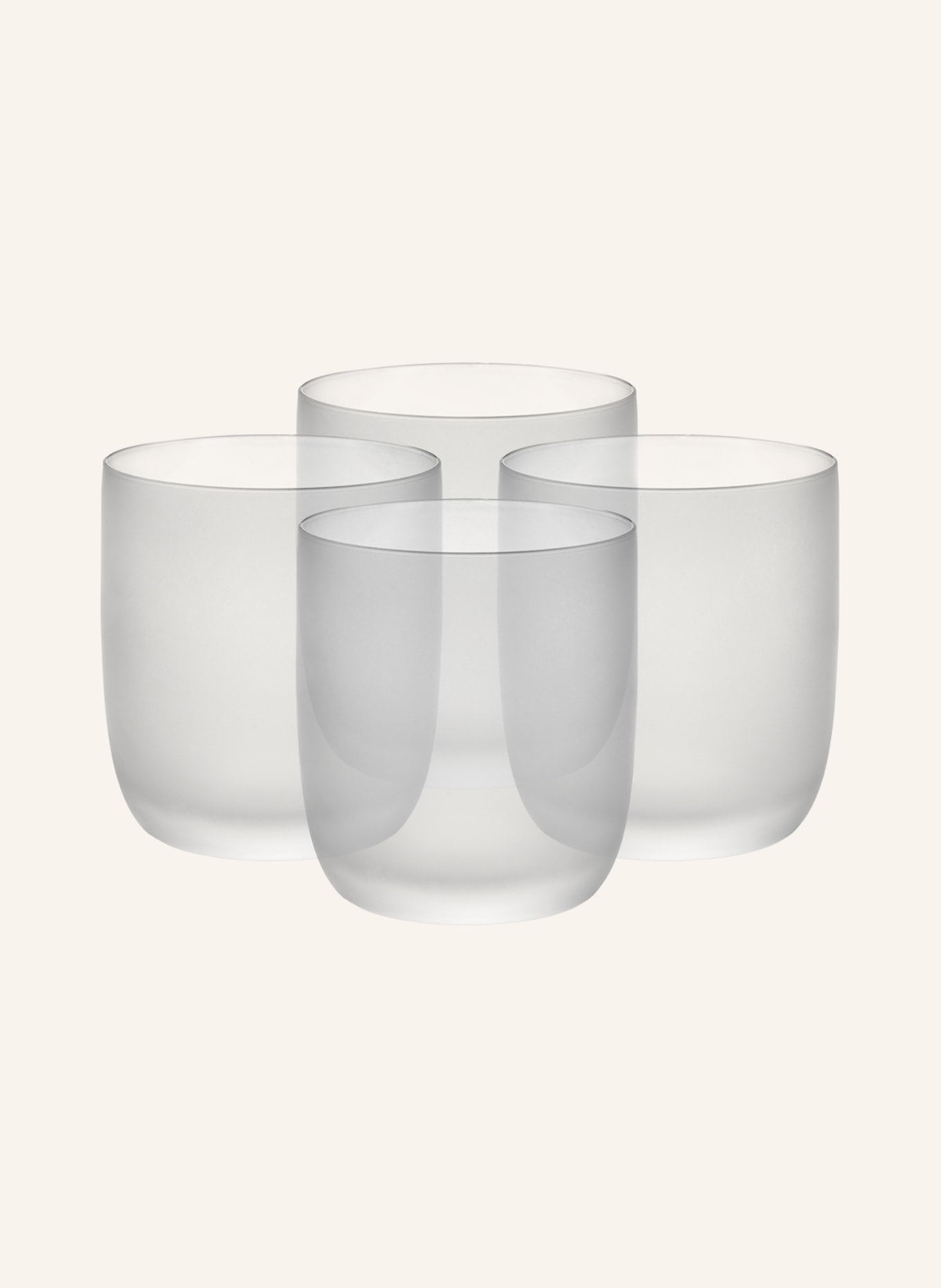 SERAX Set of 4 drinking glasses BASE, Color: WHITE (Image 1)