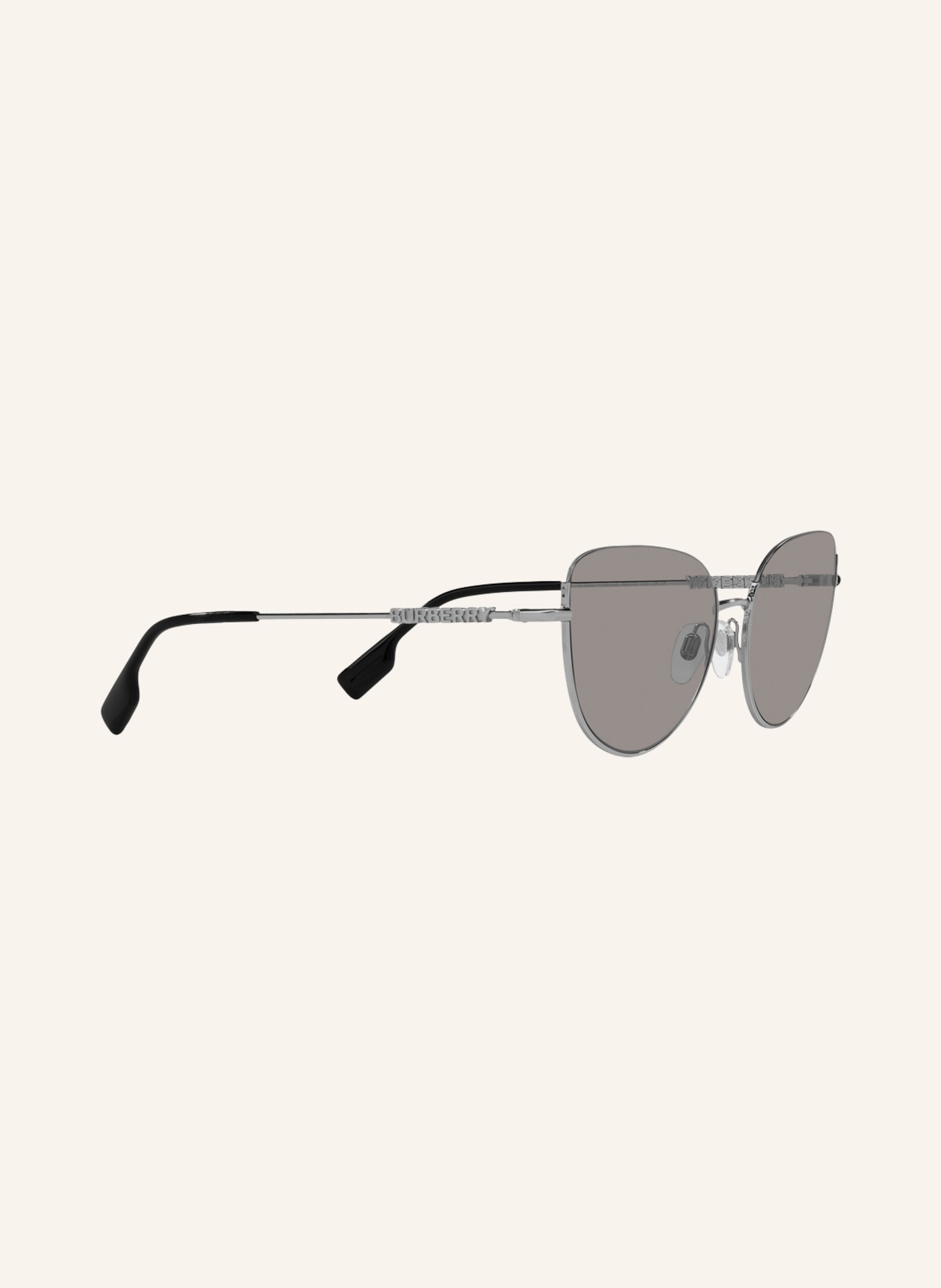 BURBERRY Sunglasses BE3144, Color: 1005M3 - SILVER / LIGHT GRAY (Image 3)