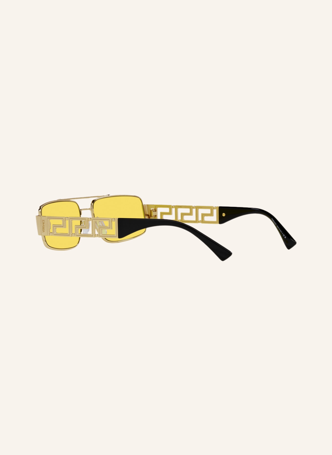 VERSACE Sunglasses VE2257, Color: 1002C9 - GOLD/ YELLOW MIRRORED (Image 4)