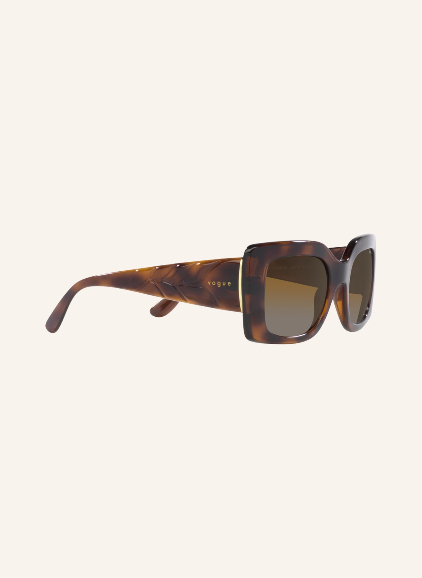 VOGUE Sunglasses VO5481S, Color: 2386T5 - HAVANA/ BROWN POLARIZED (Image 3)